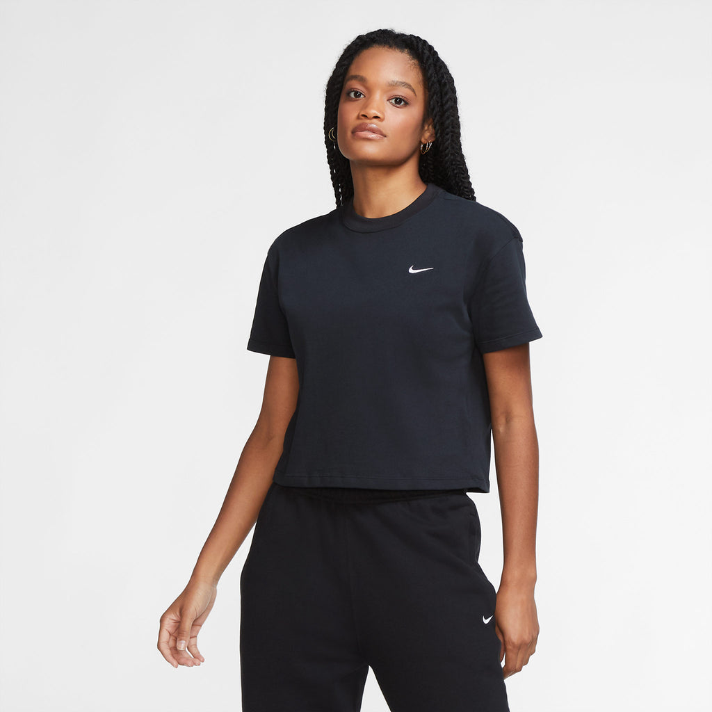 Women's NikeLab Solo Swoosh Tee CV0560-010 Black