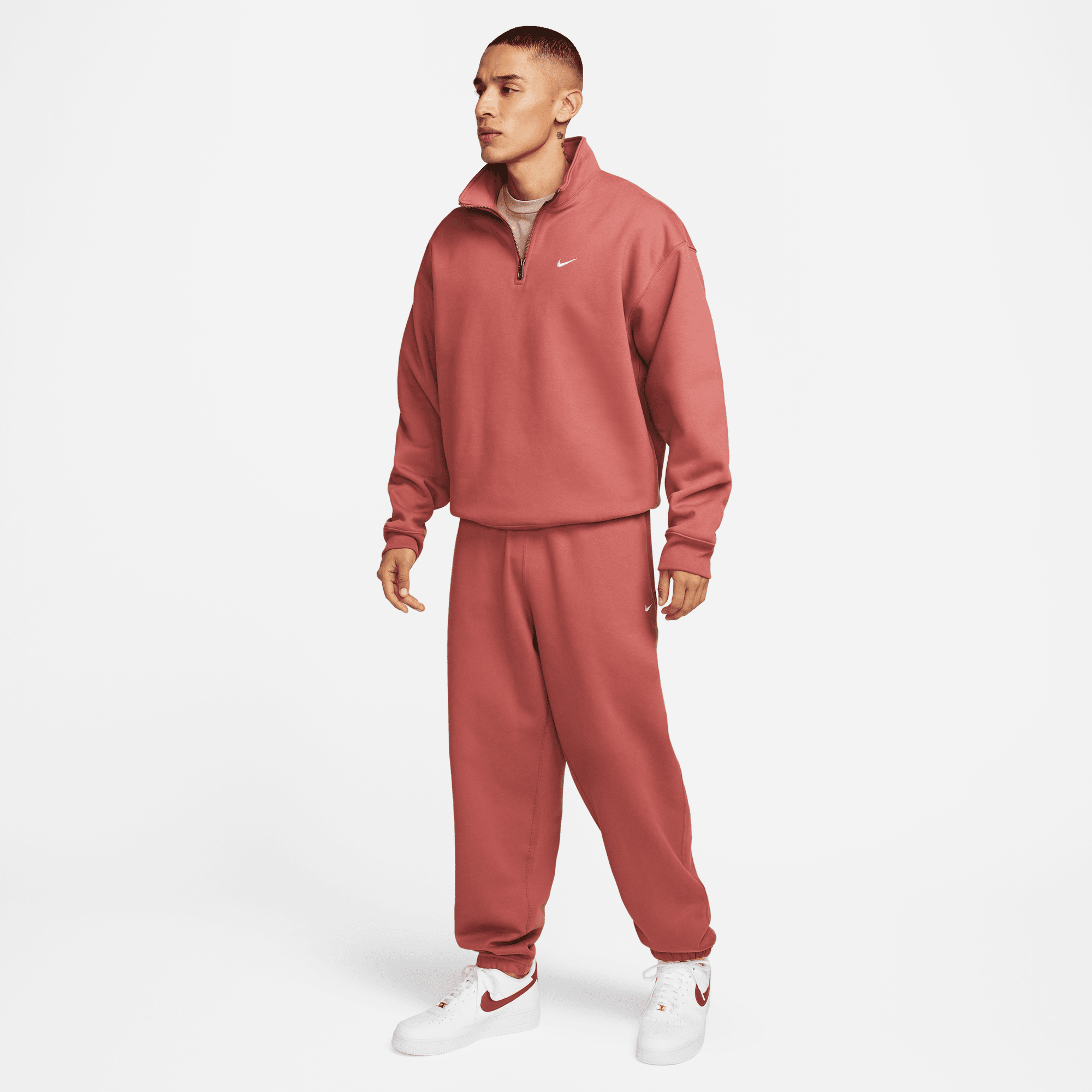 Nike women's sportswear tracksuit joggers rust pink hotsell