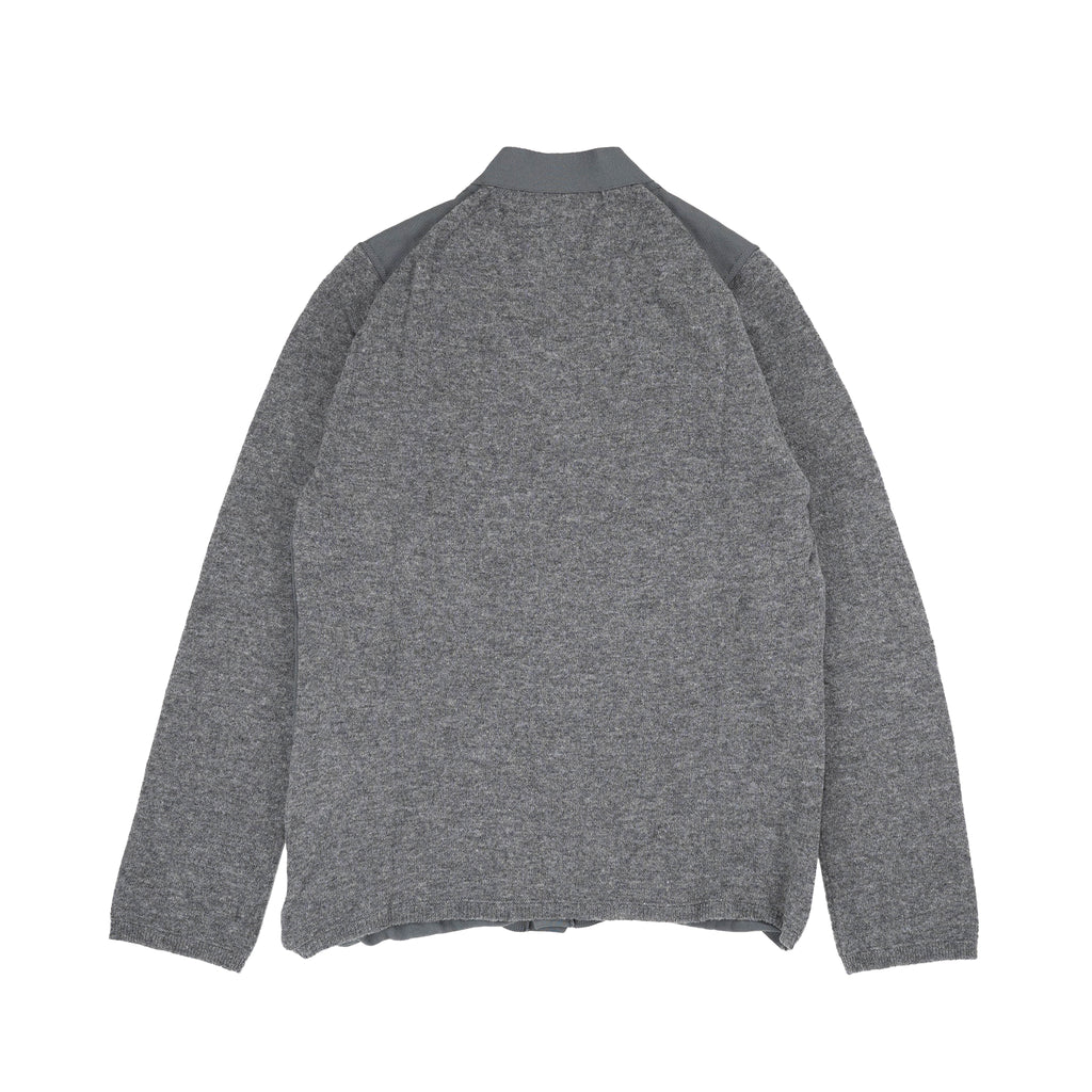 CDG Shirt Knit Cardigan Grey FJ-N014-W22