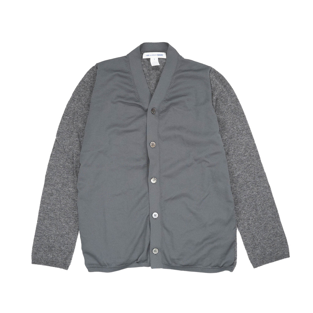 CDG Shirt Knit Cardigan Grey FJ-N014-W22