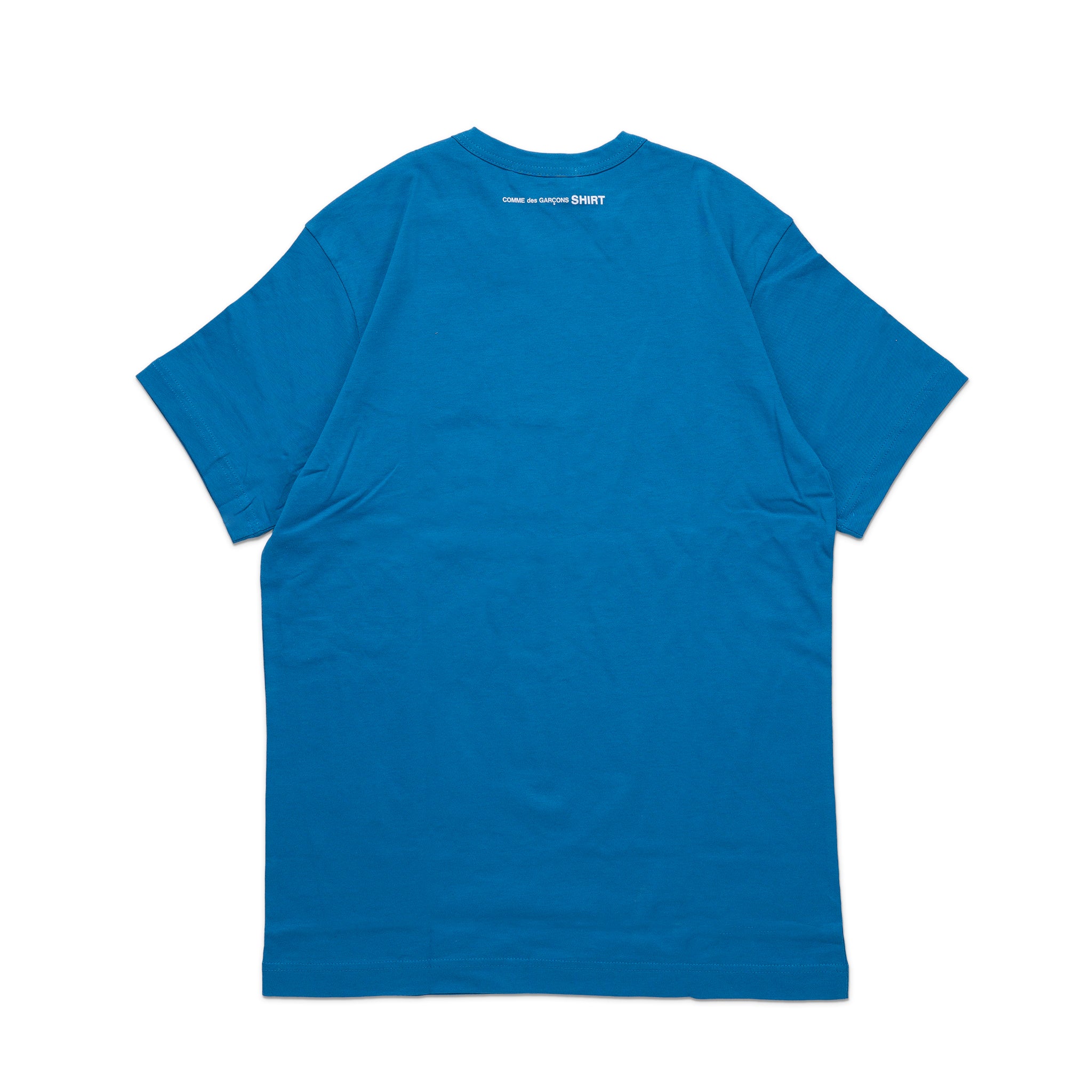 Cdg shop blue shirt