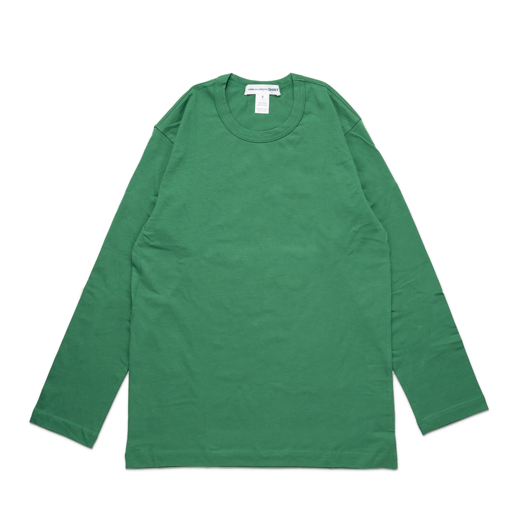 CDG Shirt Rear Logo L/S Tee FJ-T015-W22 Green