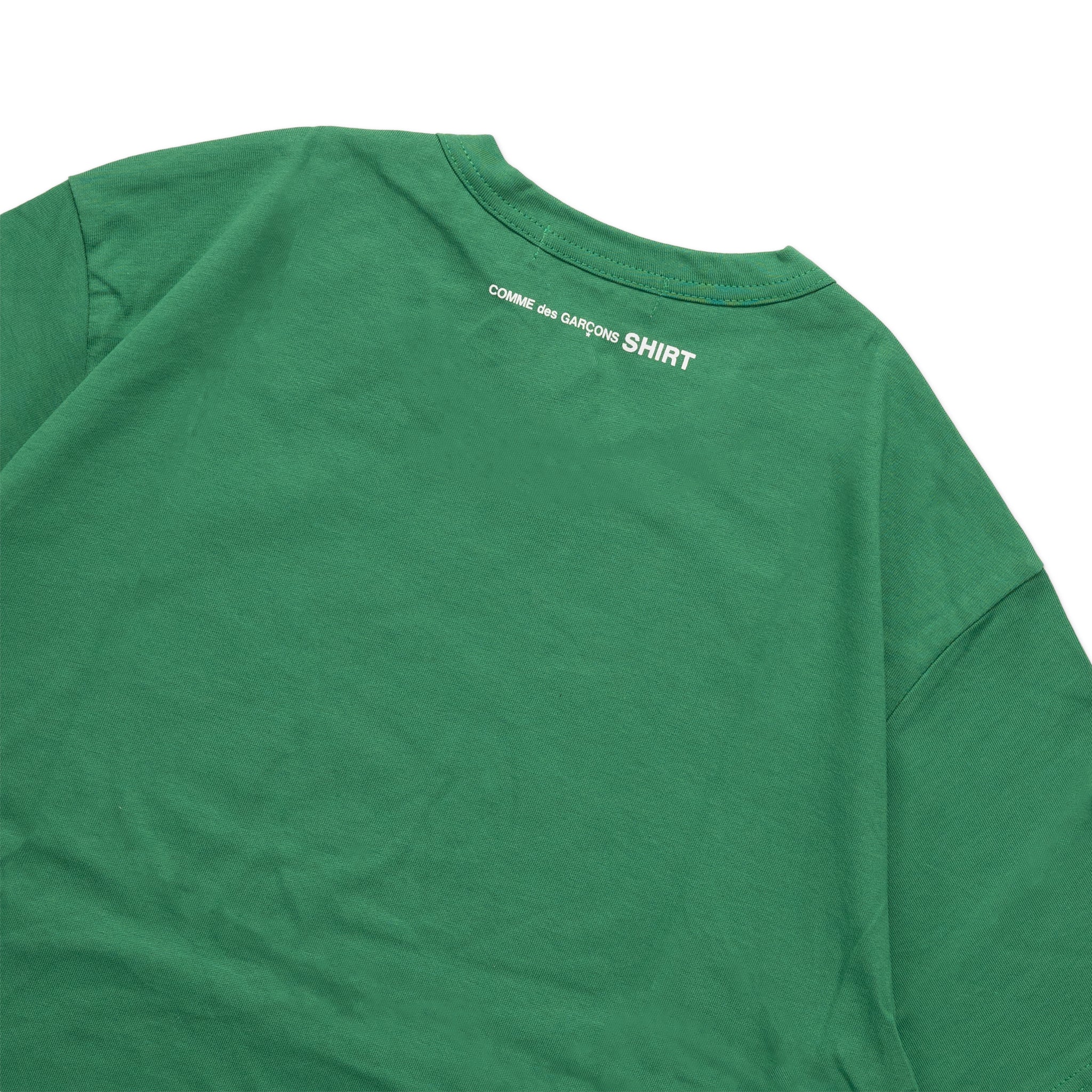 CDG Shirt Rear S/S Logo Tee FJ-T016-W22 Green