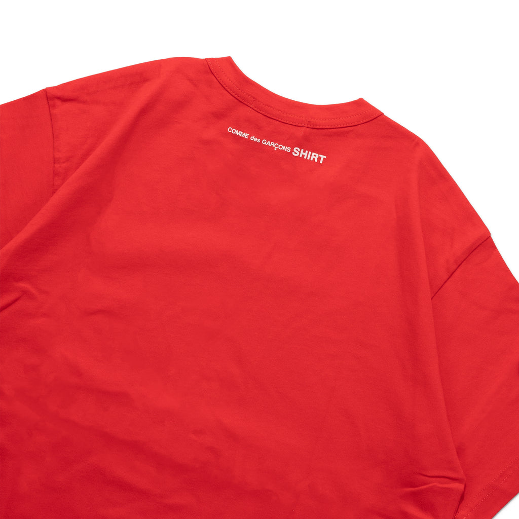 CDG Shirt Rear S/S Logo Tee FJ-T016-W22 Red – Capsule