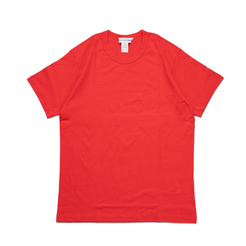 CDG Shirt Rear S/S Logo Tee FJ-T016-W22 Red