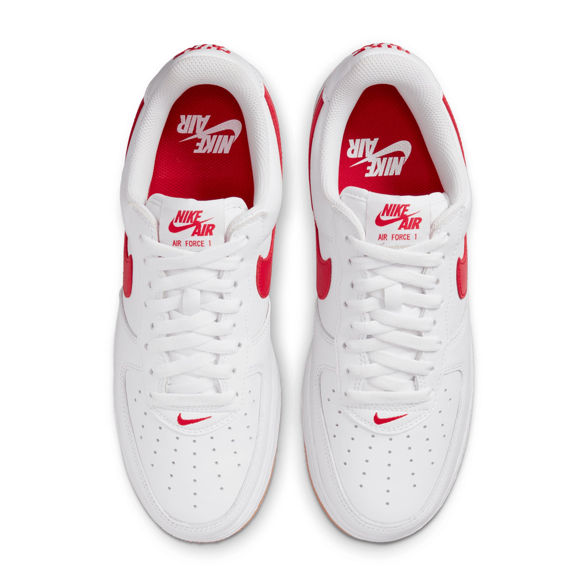 Nike air force 1 all red low sale