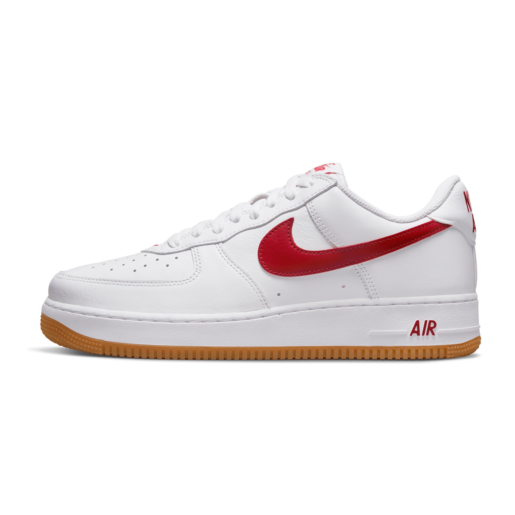 Nike air force 1s red top