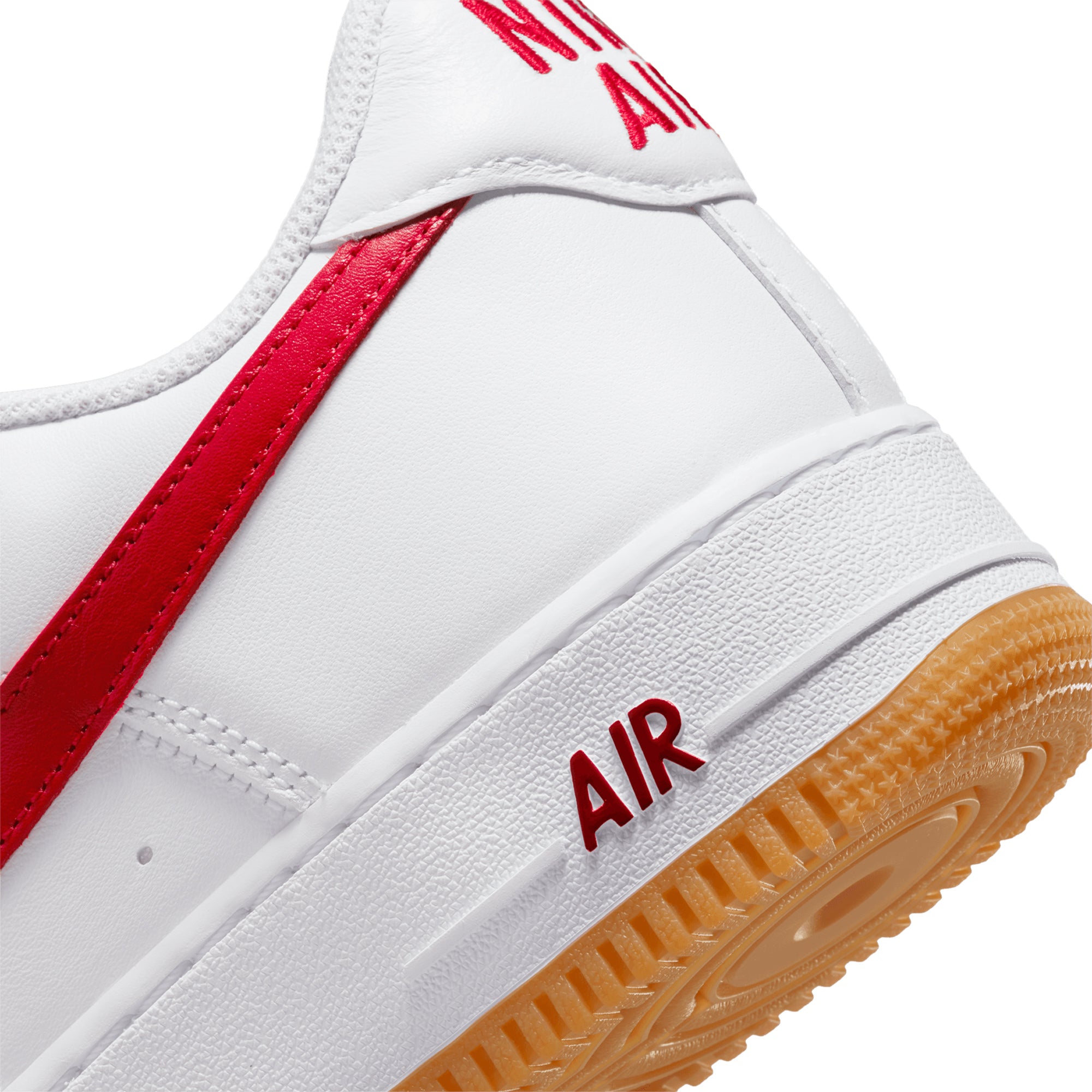 Nike air force deals 1 all red low