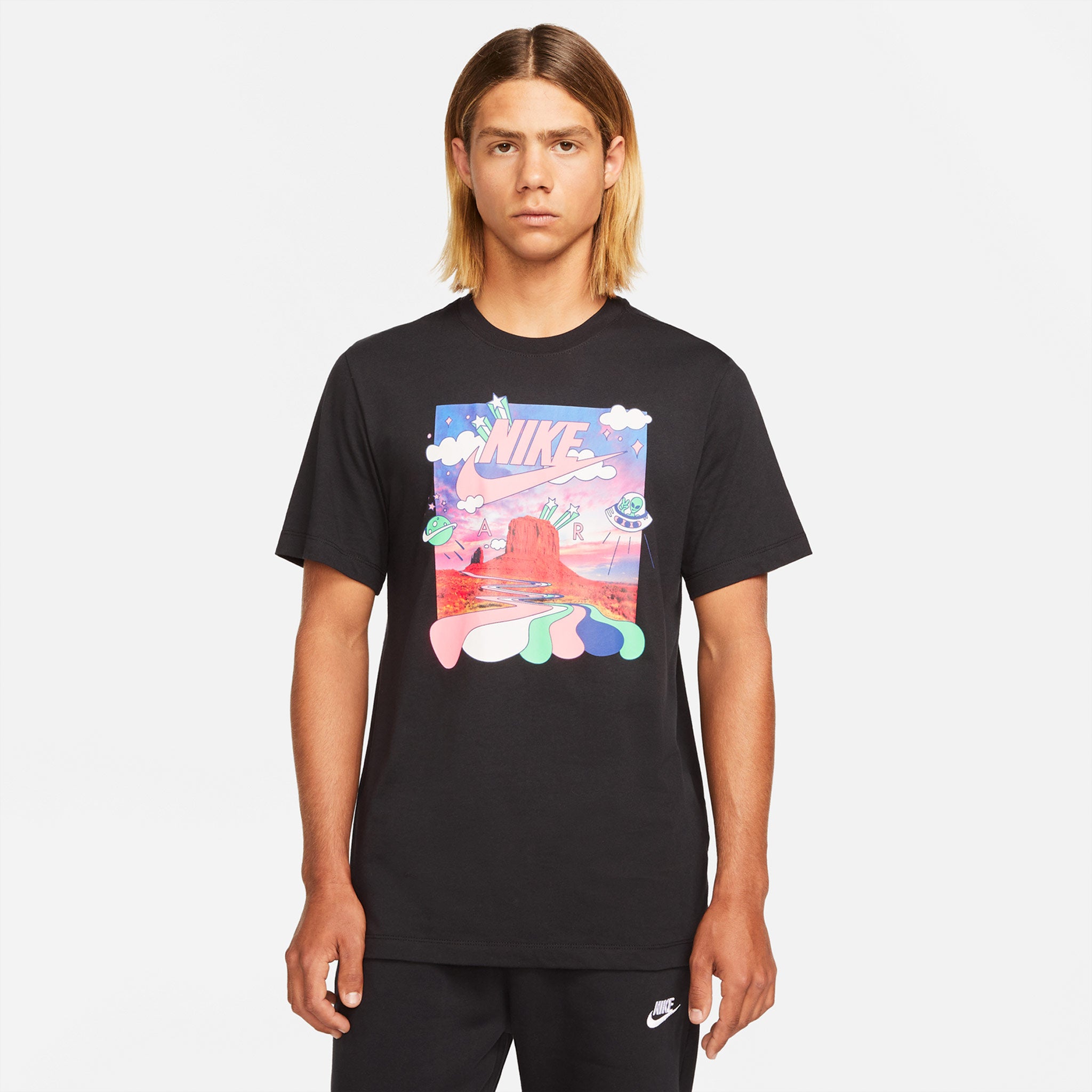 NSW Black Light Photo Tee DM2253-010 Black – Capsule