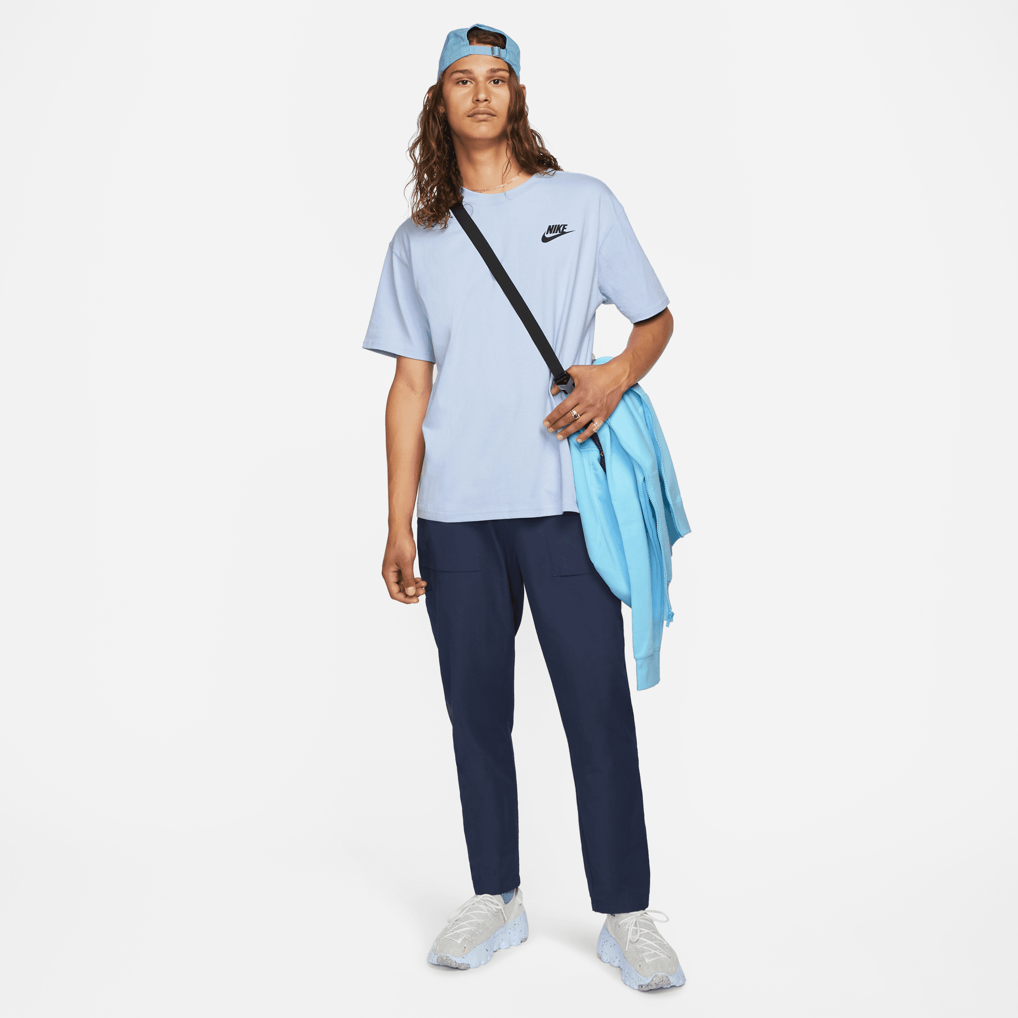 NSW Mindset Tee DQ1004-548 Light Marine
