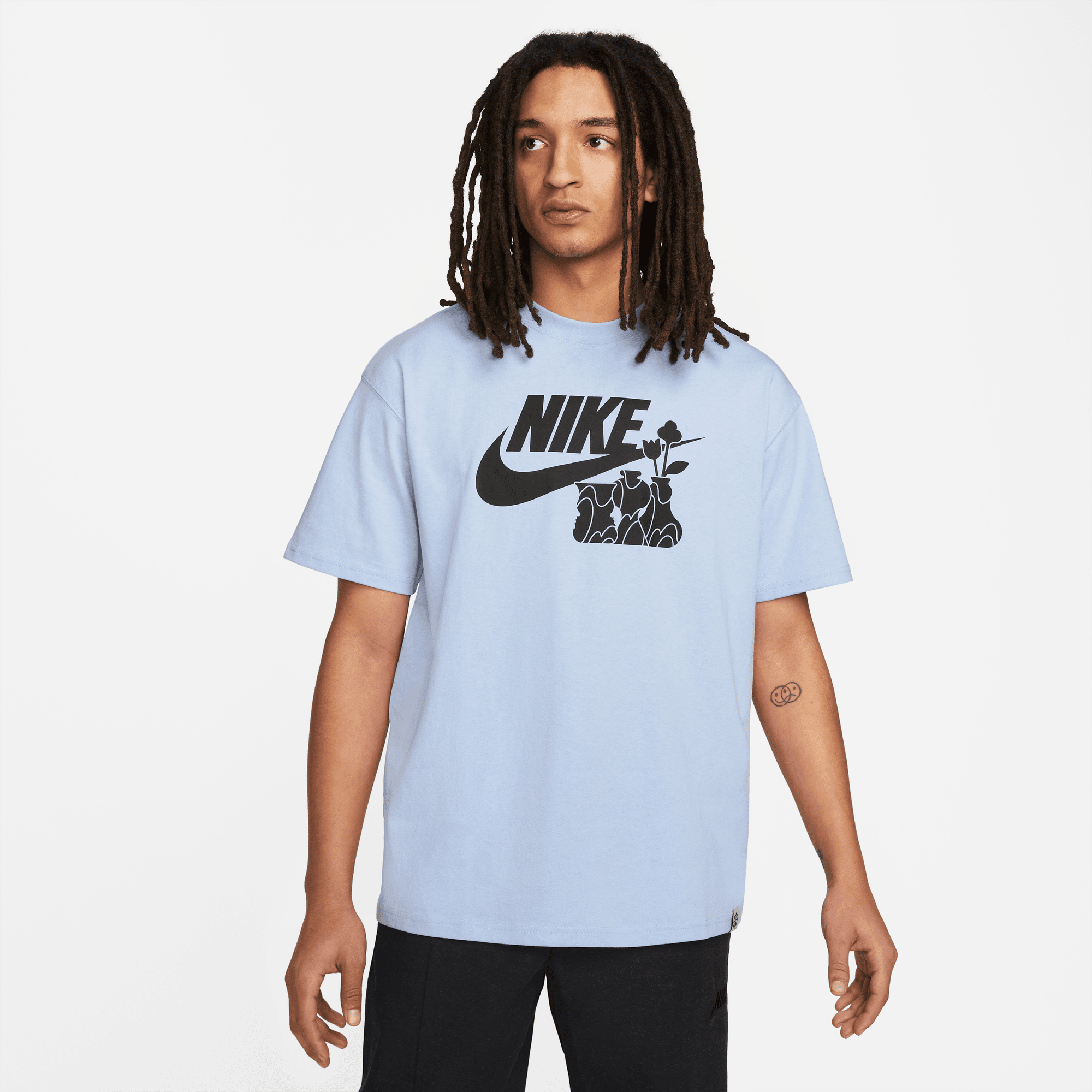 NSW Flower Pot Tee DQ1008-548 Light Marine