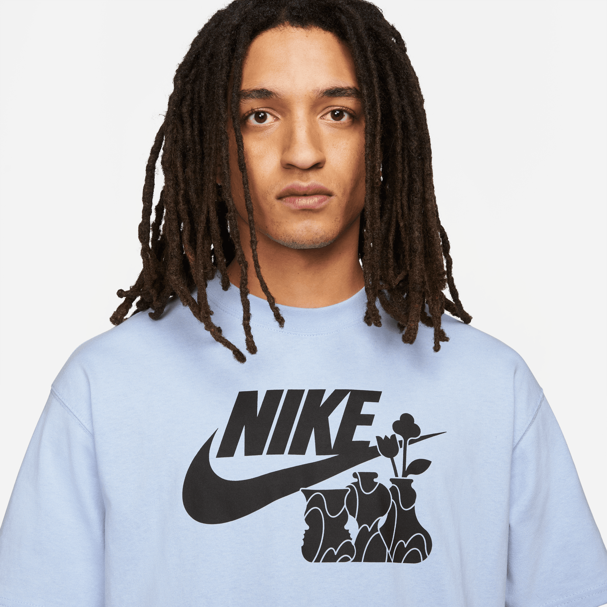 NSW Flower Pot Tee DQ1008-548 Light Marine