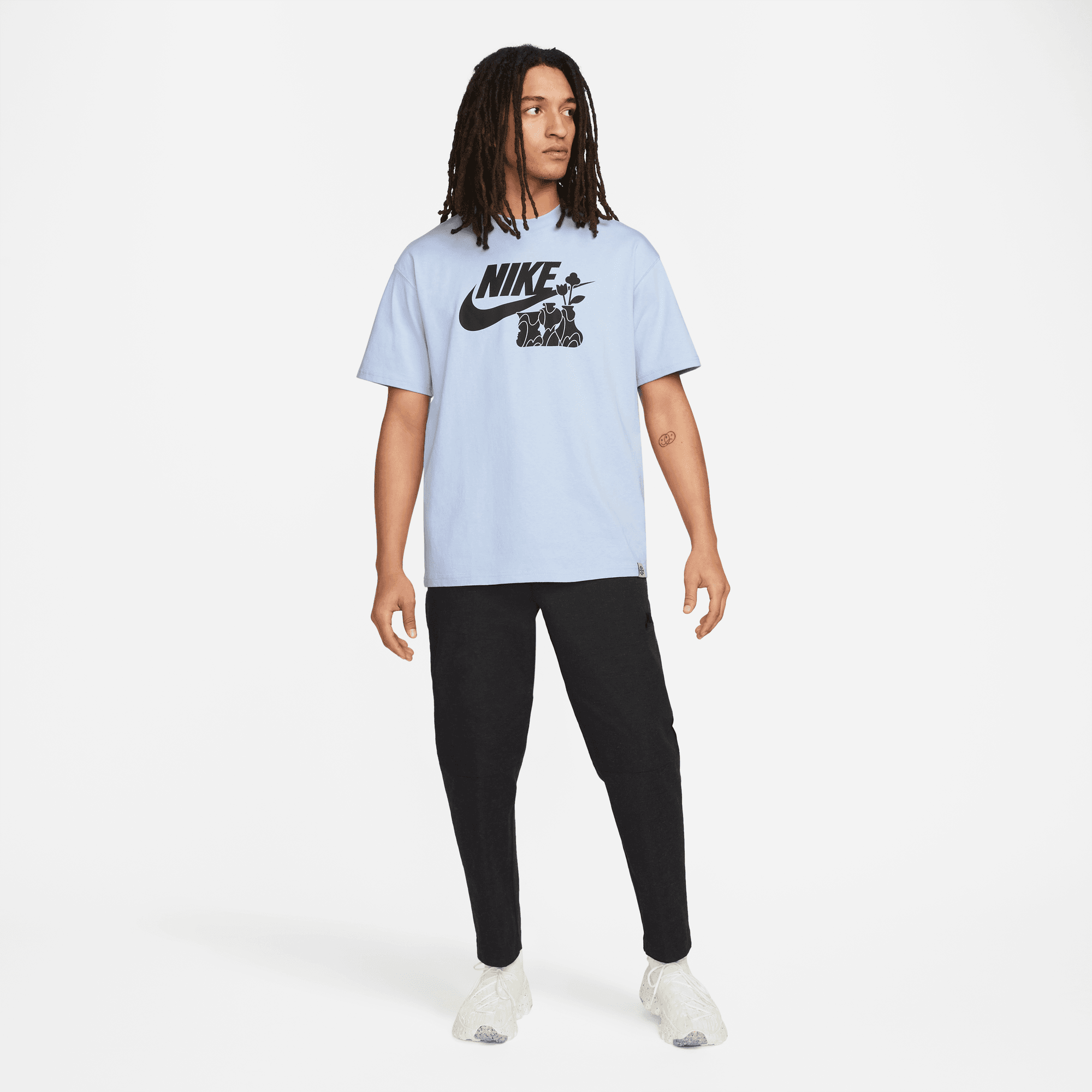 NSW Flower Pot Tee DQ1008-548 Light Marine