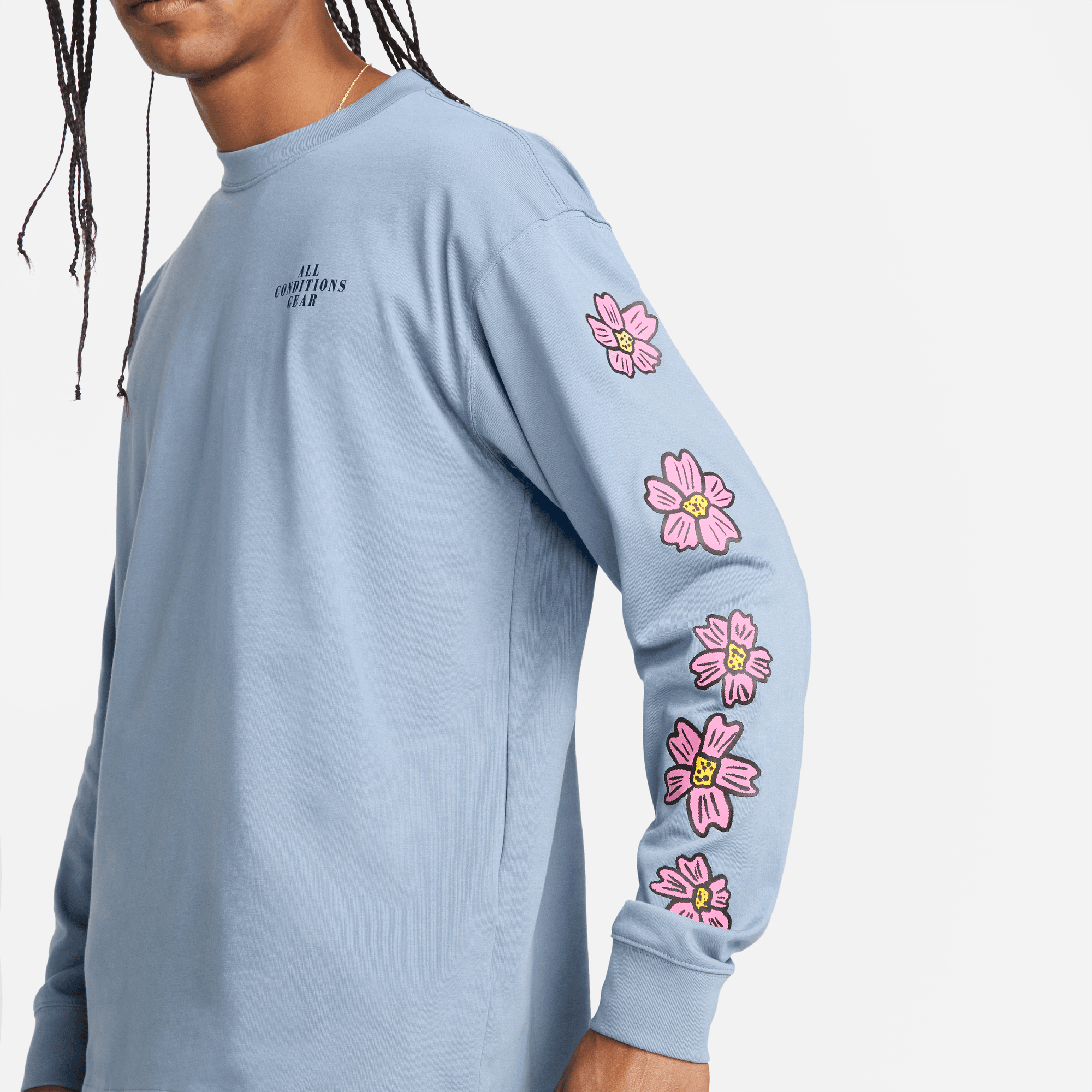 ACG Floral LS Tee DQ4958-493 Blue