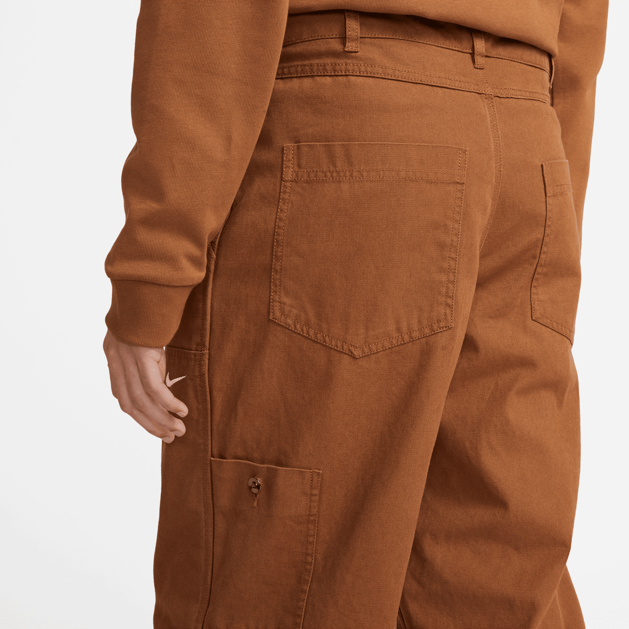Nike Life Men's Double-Front Trousers DQ5179-270 Brown