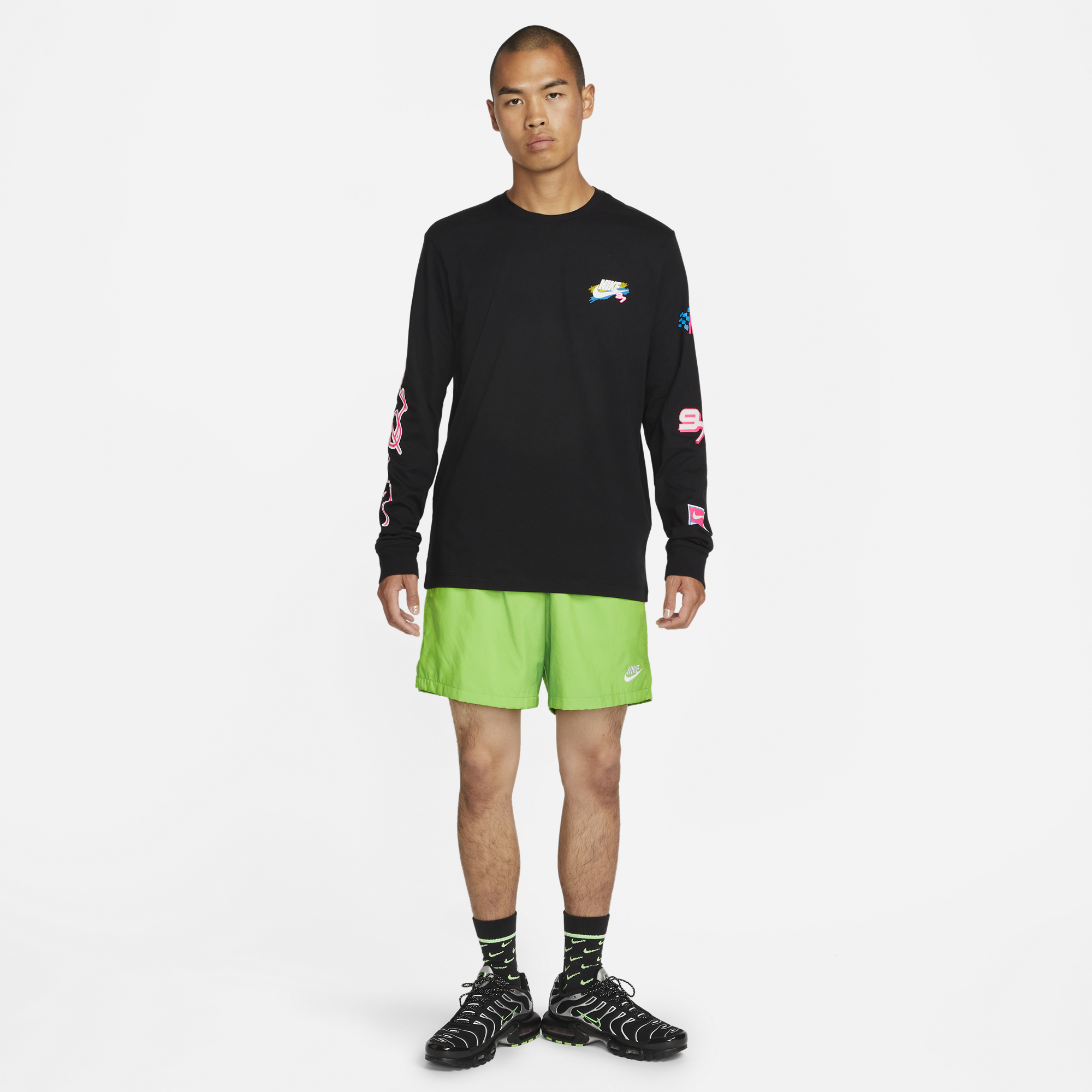NSW LS Racing Tee DR8003-010 Black