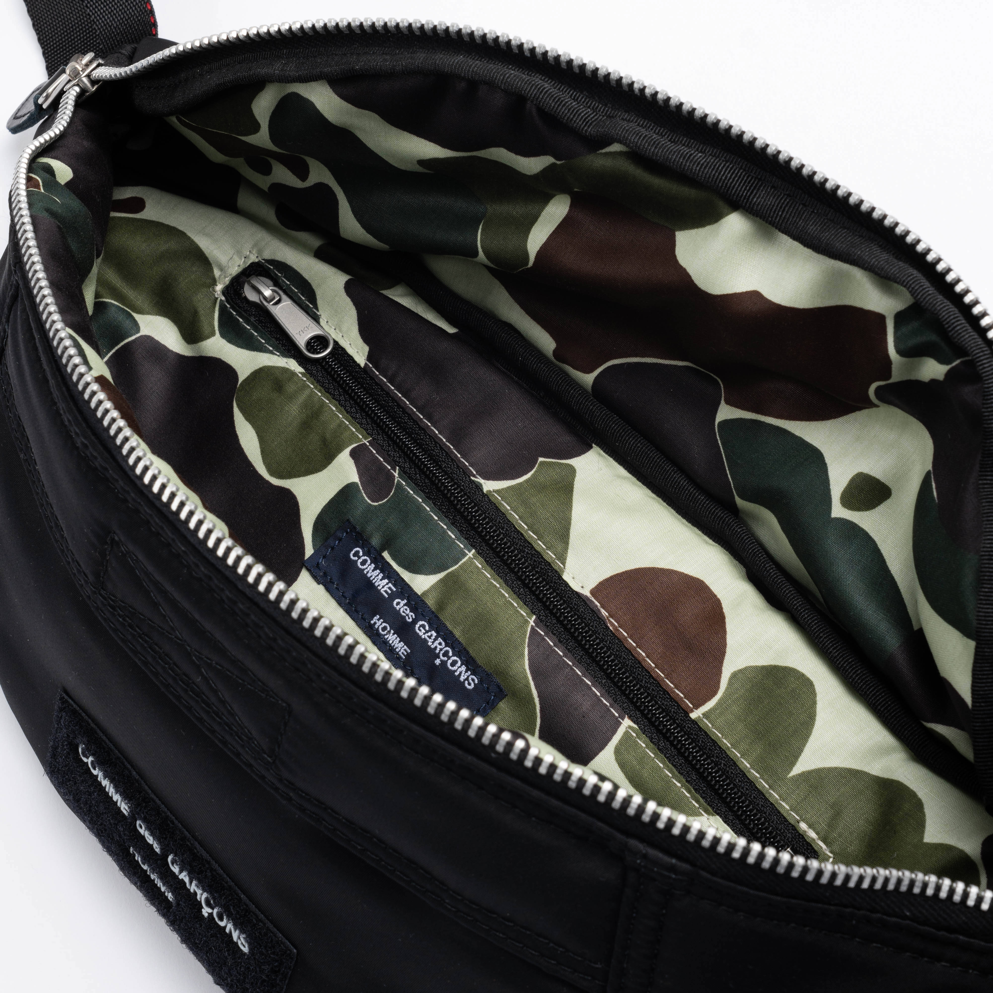 Nylon Cross Body print Bag HK-K202-051-1-1 Black
