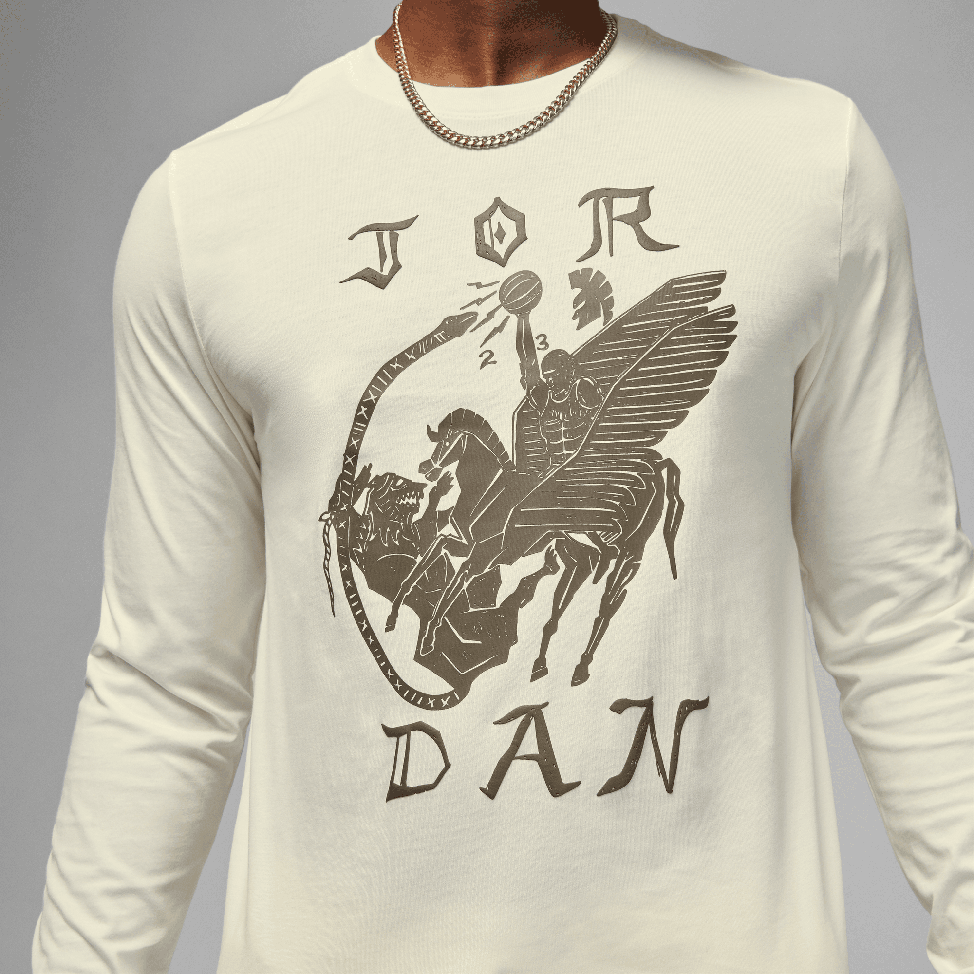 Air Jordan L/S Tee by UMAR RASHID DV8424-133 Sail