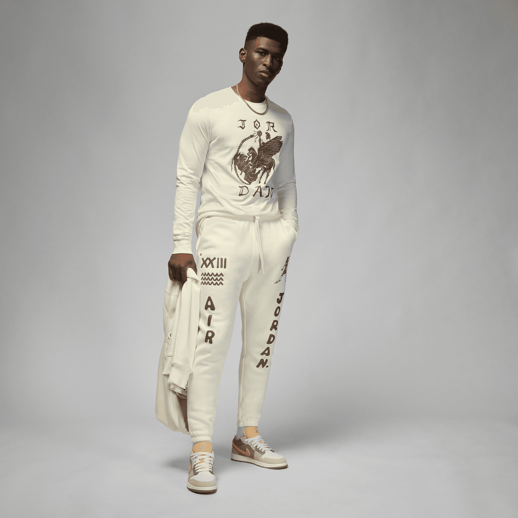 Air Jordan L/S Tee by UMAR RASHID DV8424-133 Sail