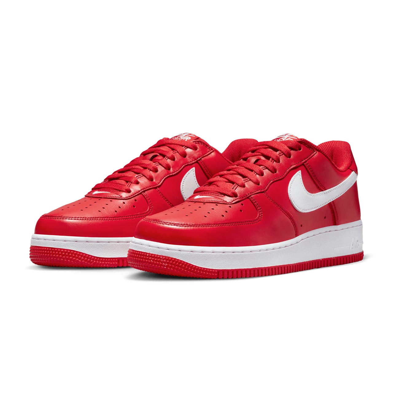Air force 1 red and shop white low