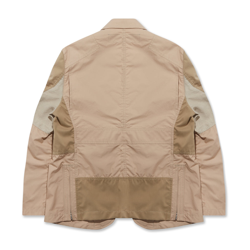 Cotton Ripstop Linen Jacket WK-J025-051-1-4 Beige