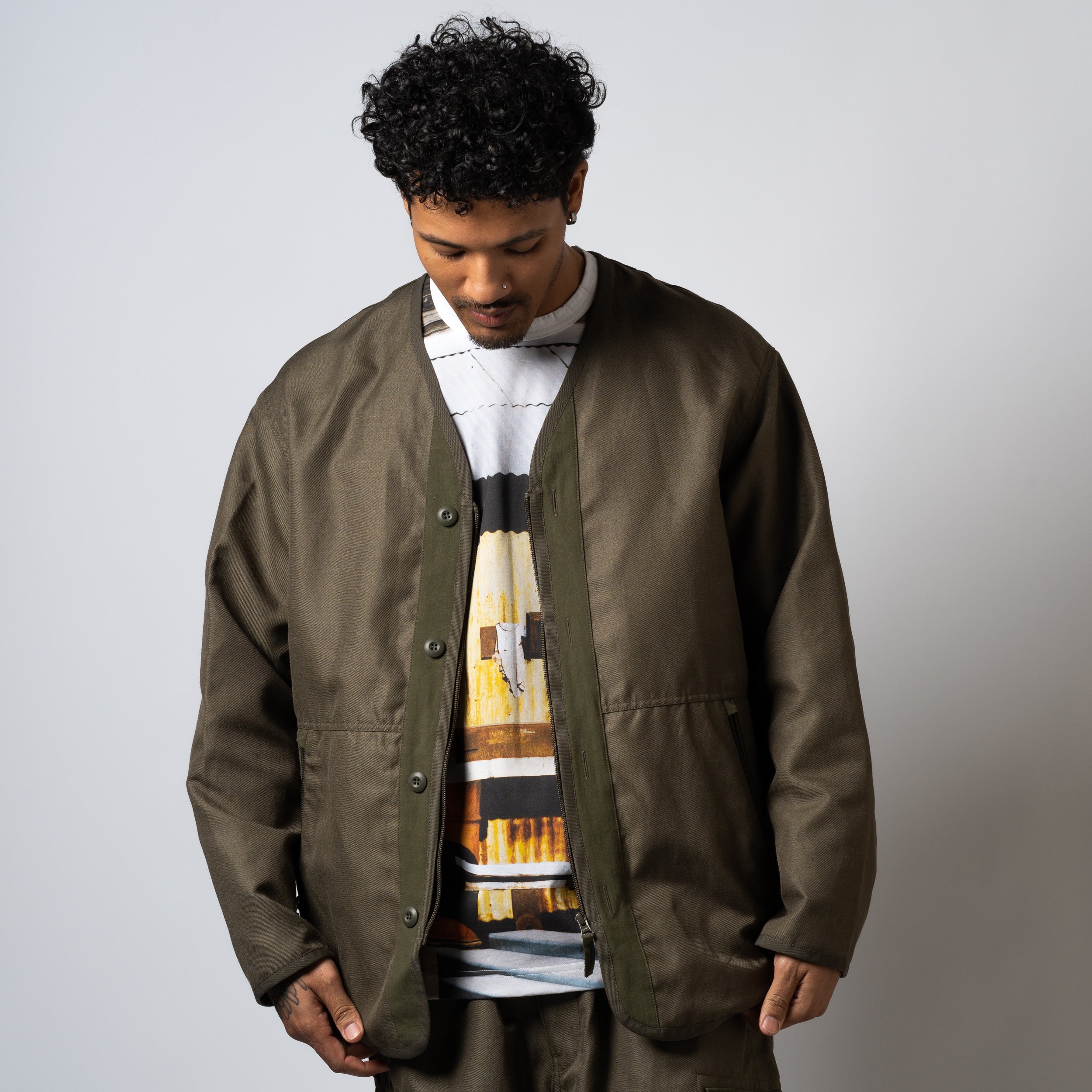 Zip Liner HK-J022-051-1-2 Olive