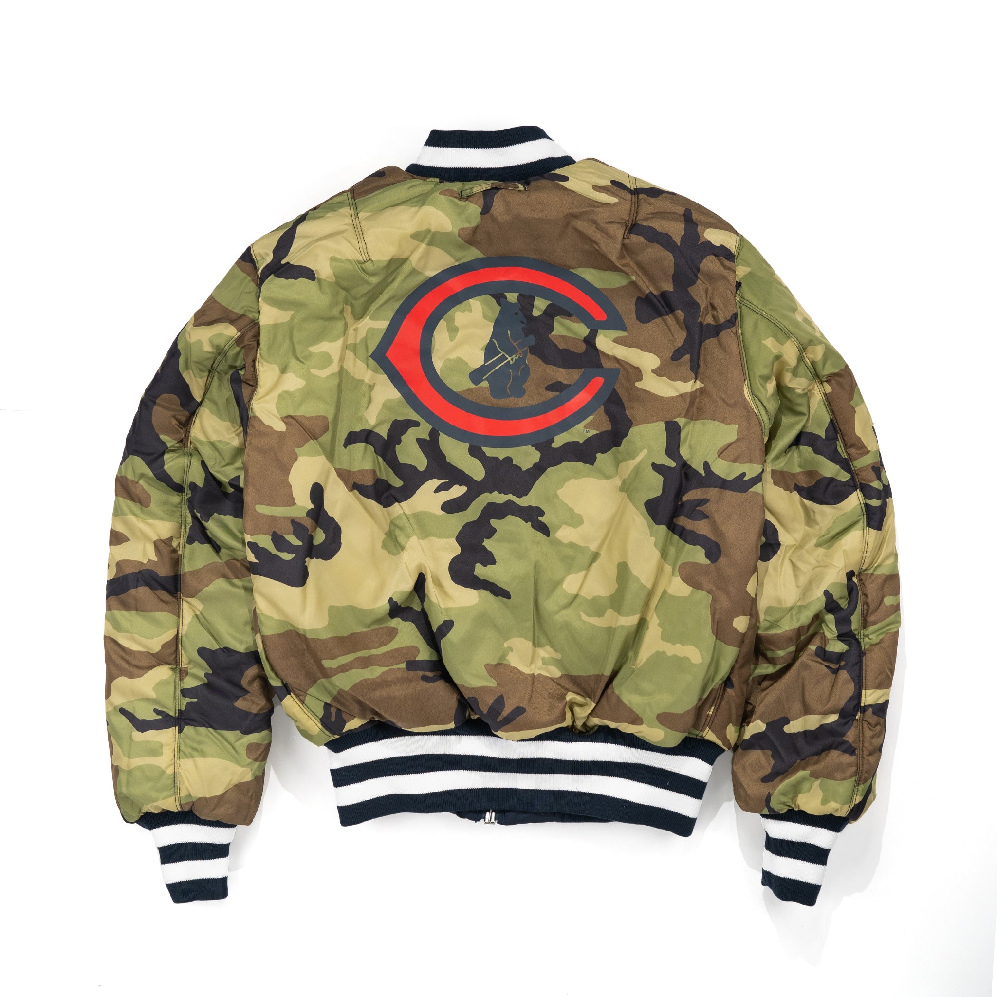 New Era x Alpha Industry Chicago Cubs MA-1 Jacket Navy