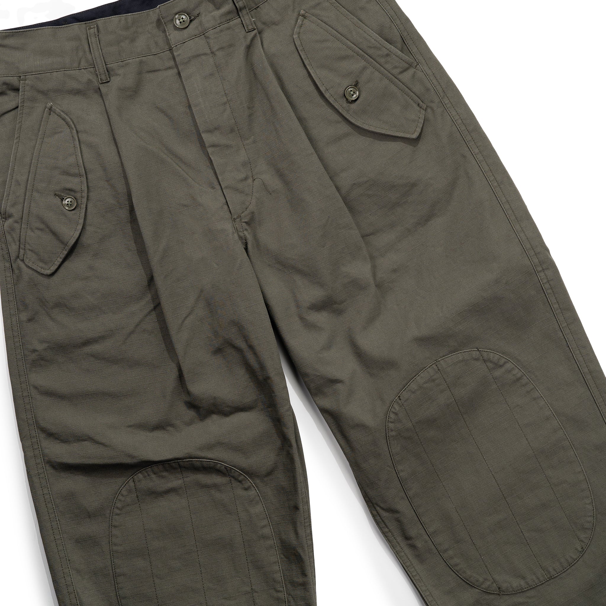 IAC Pant 22F1F023 Olive Heavyweight Cotton