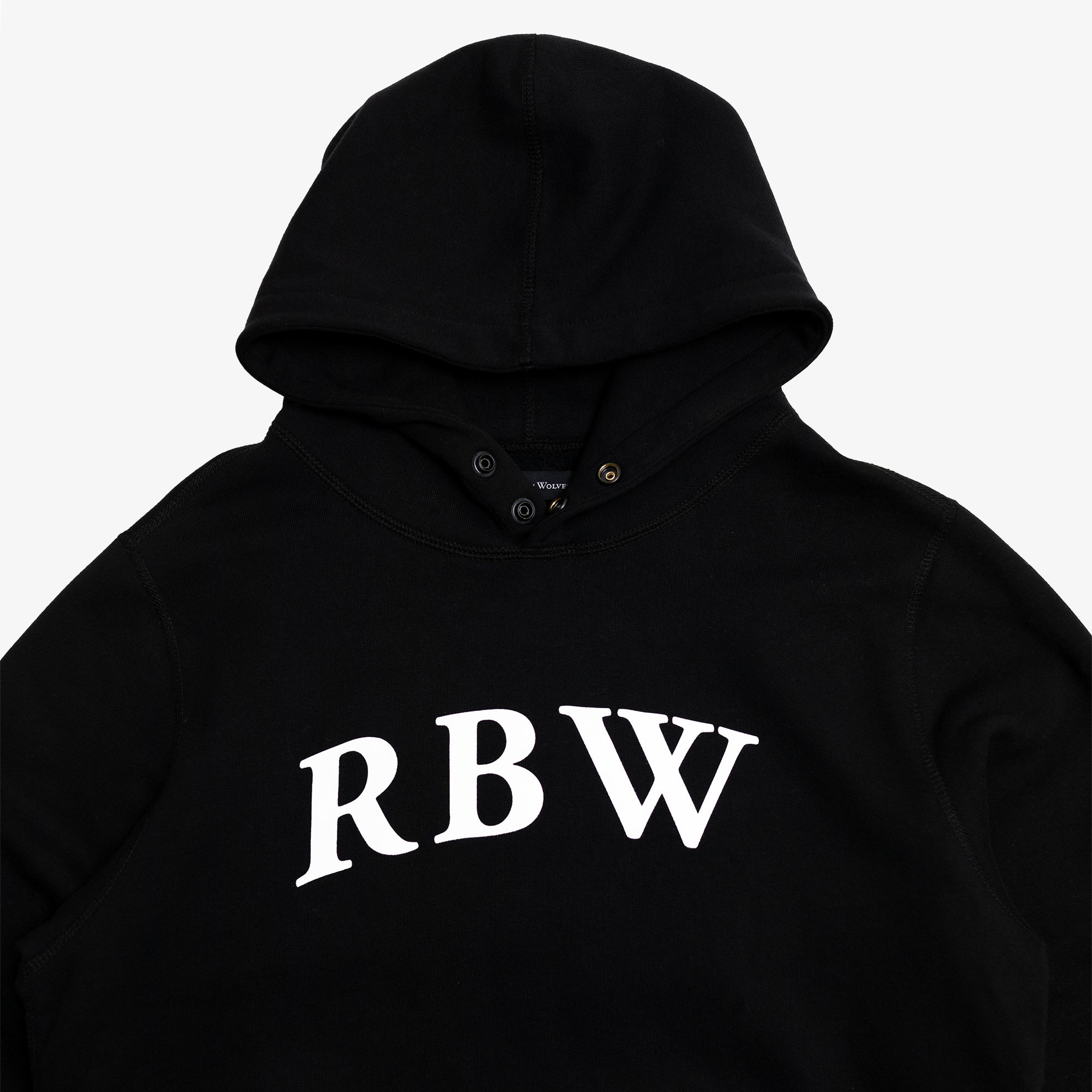 RBW Initialism Snap Hoodie Black