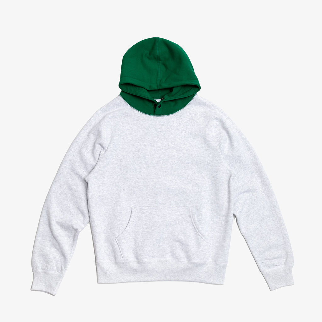 RBW Contrast Snap Hoodie Ash