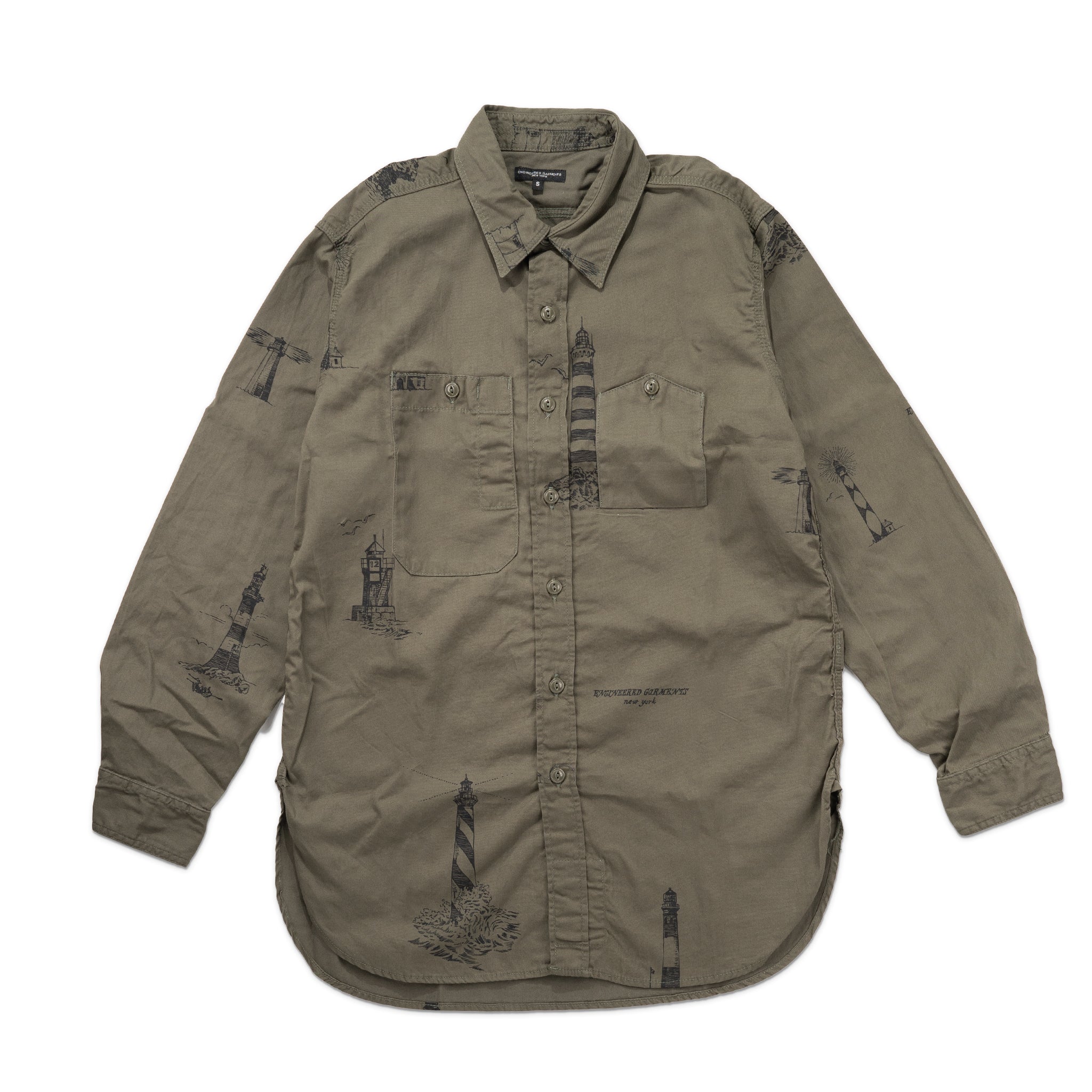 Work Shirt 22F1A007 LH Printed Sanded Twill