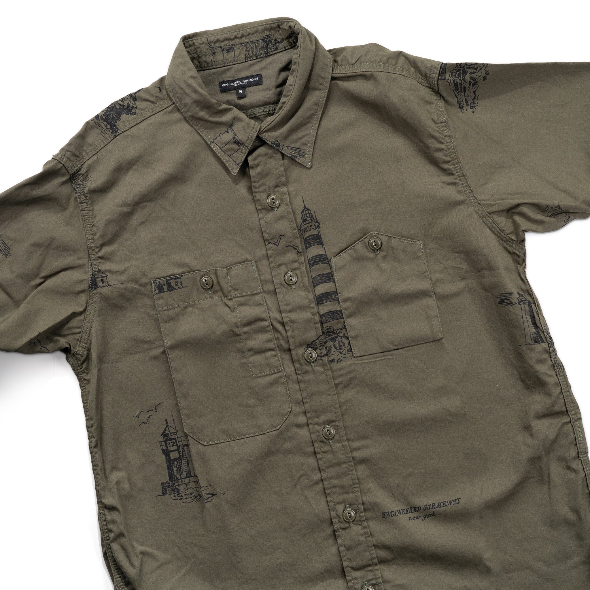 Work Shirt 22F1A007 LH Printed Sanded Twill