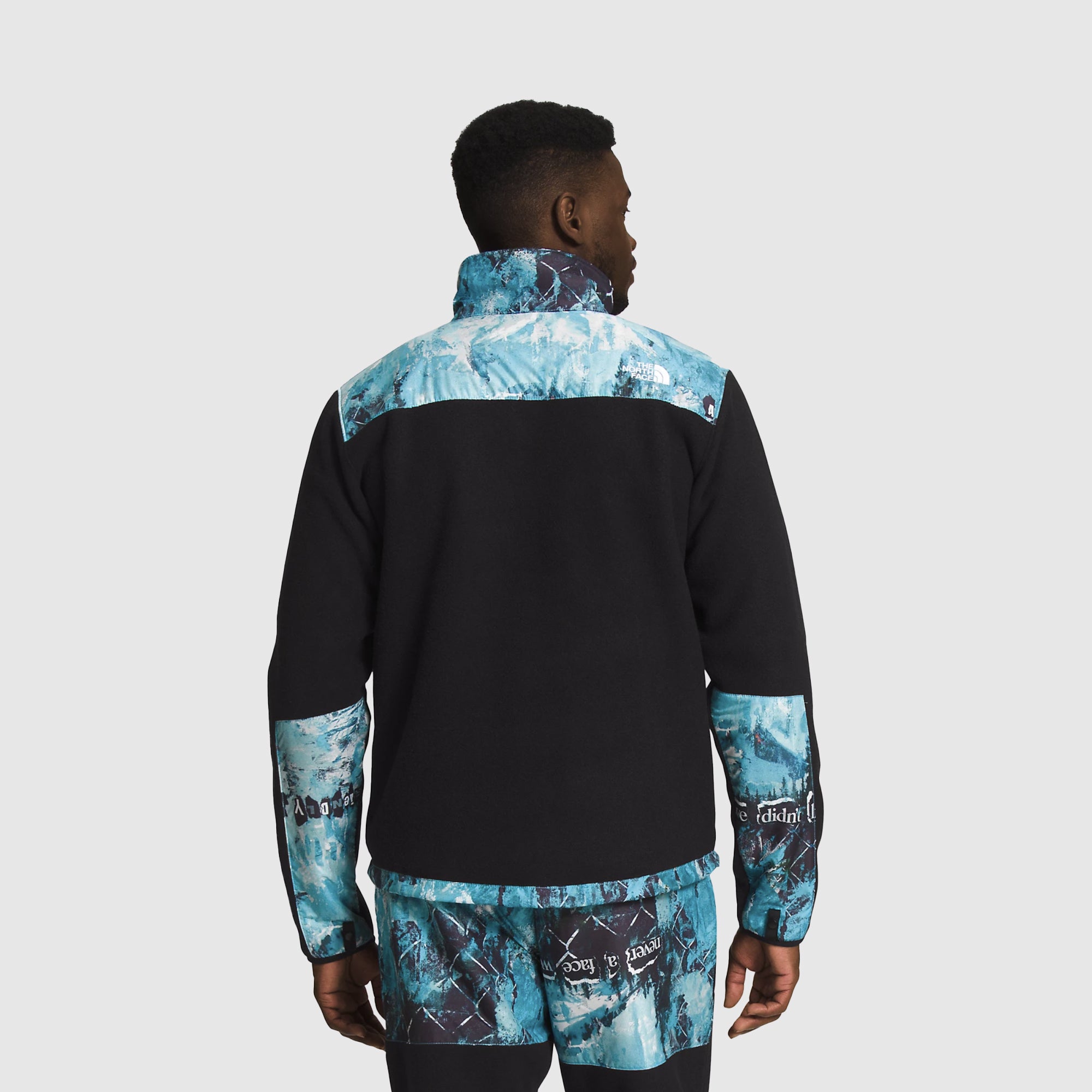 TNF Printed Denali Jacket NF0A7US89 Norse Blue