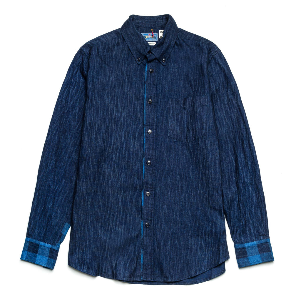 Indigo Dyed Mura Bassen Flannel 79984