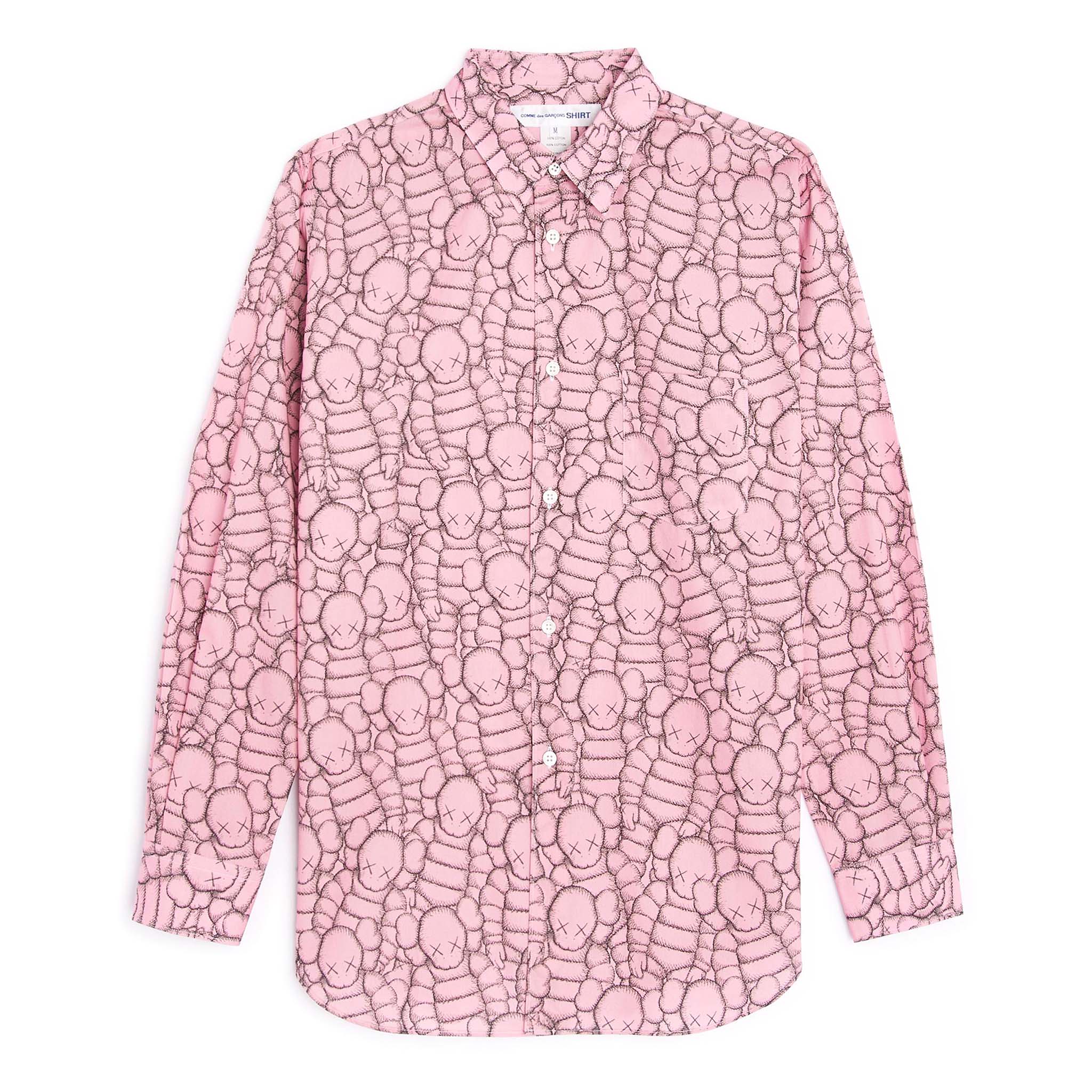 CDG x KAWS FH-B023 Chum Shirt Pink