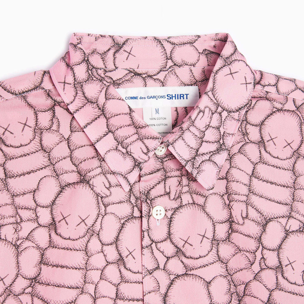 CDG x KAWS FH-B023 Chum Shirt Pink