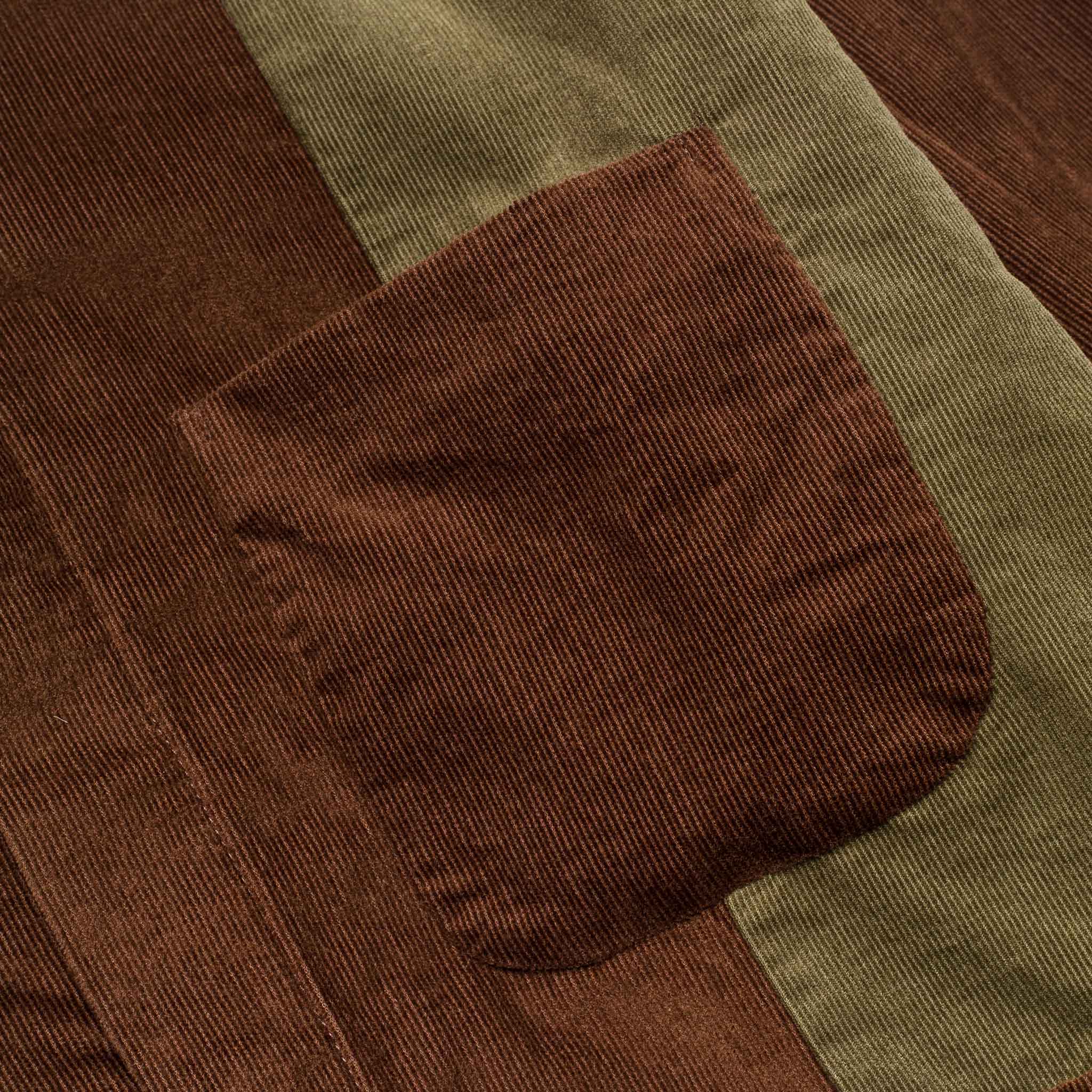 21W Corduroy Short Collar Shirt Brown – Capsule
