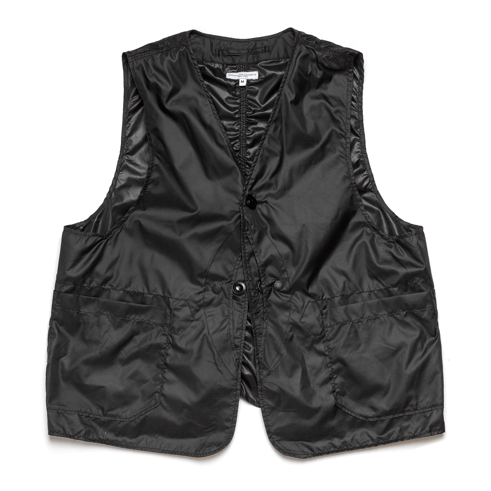 Upland Vest 21S1C005-ZT125 Polyester Taffeta Black