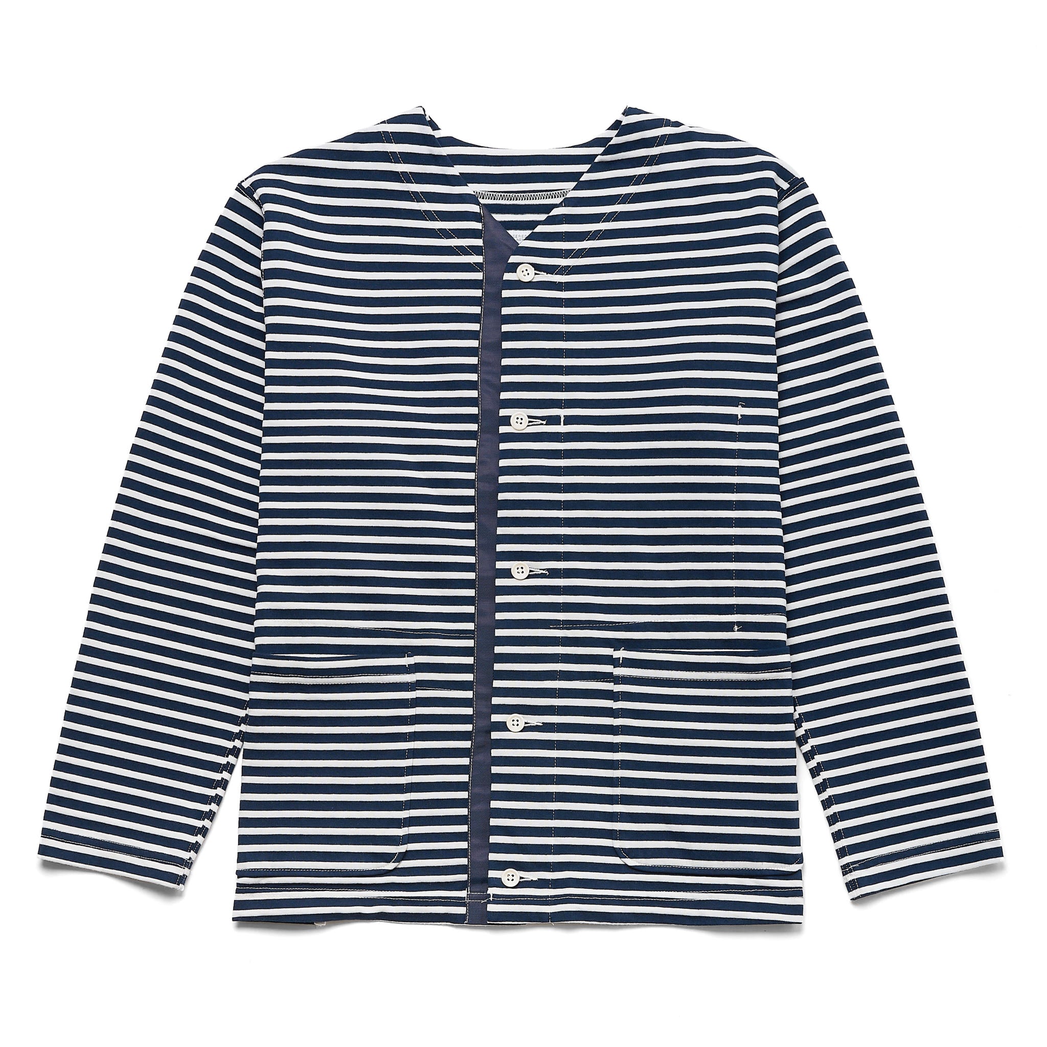 Stripe Jersey Knit Cardigan 22S1B030 Navy