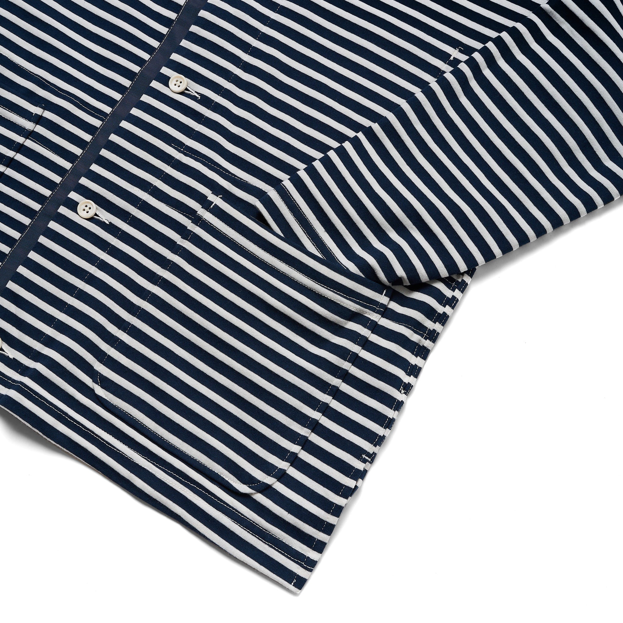 Stripe Jersey Knit Cardigan 22S1B030 Navy
