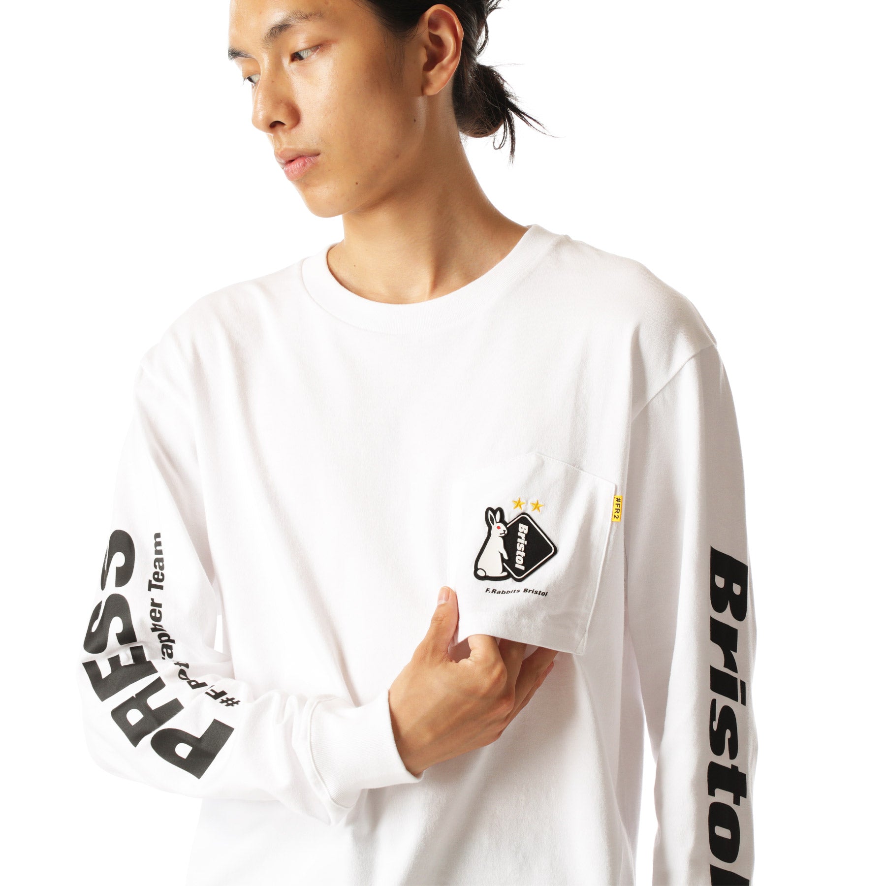 x FCRB L/S Tee FRC1111 White