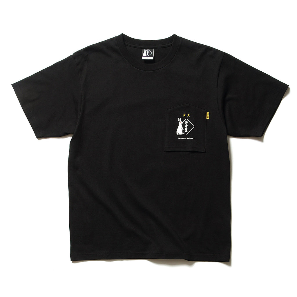 x FCRB Pocket Tee FRC1110 Black