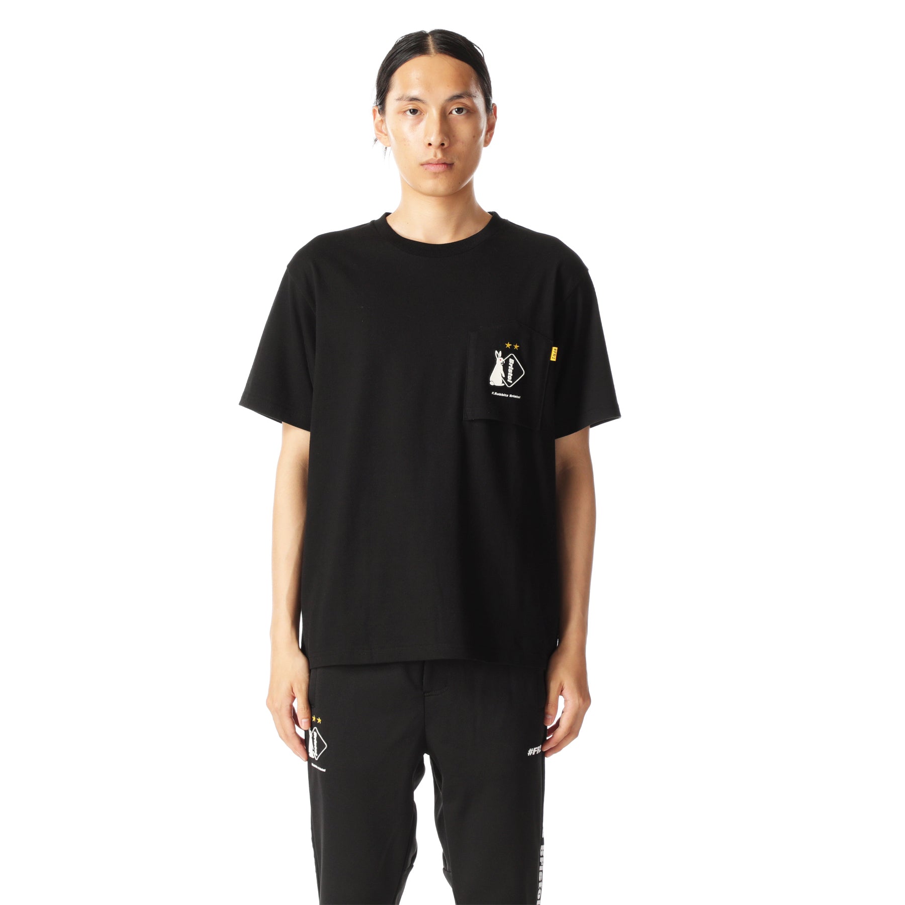 x FCRB Pocket Tee FRC1110 Black