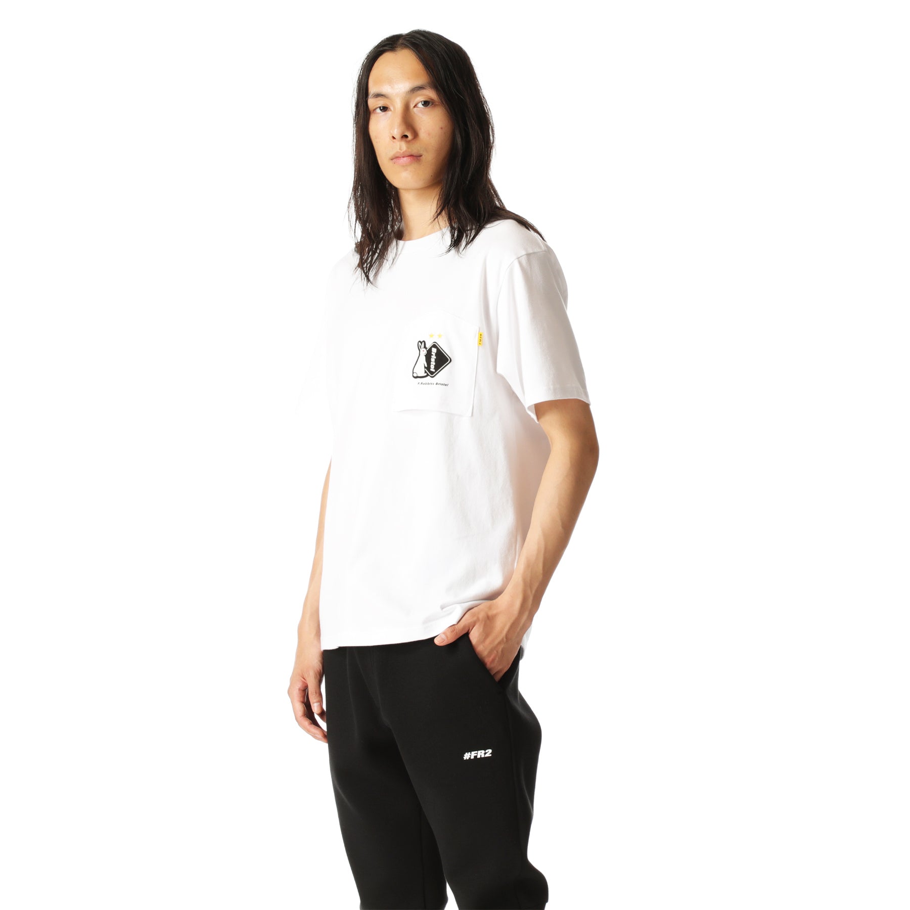 x FCRB Pocket Tee FRC1110 White