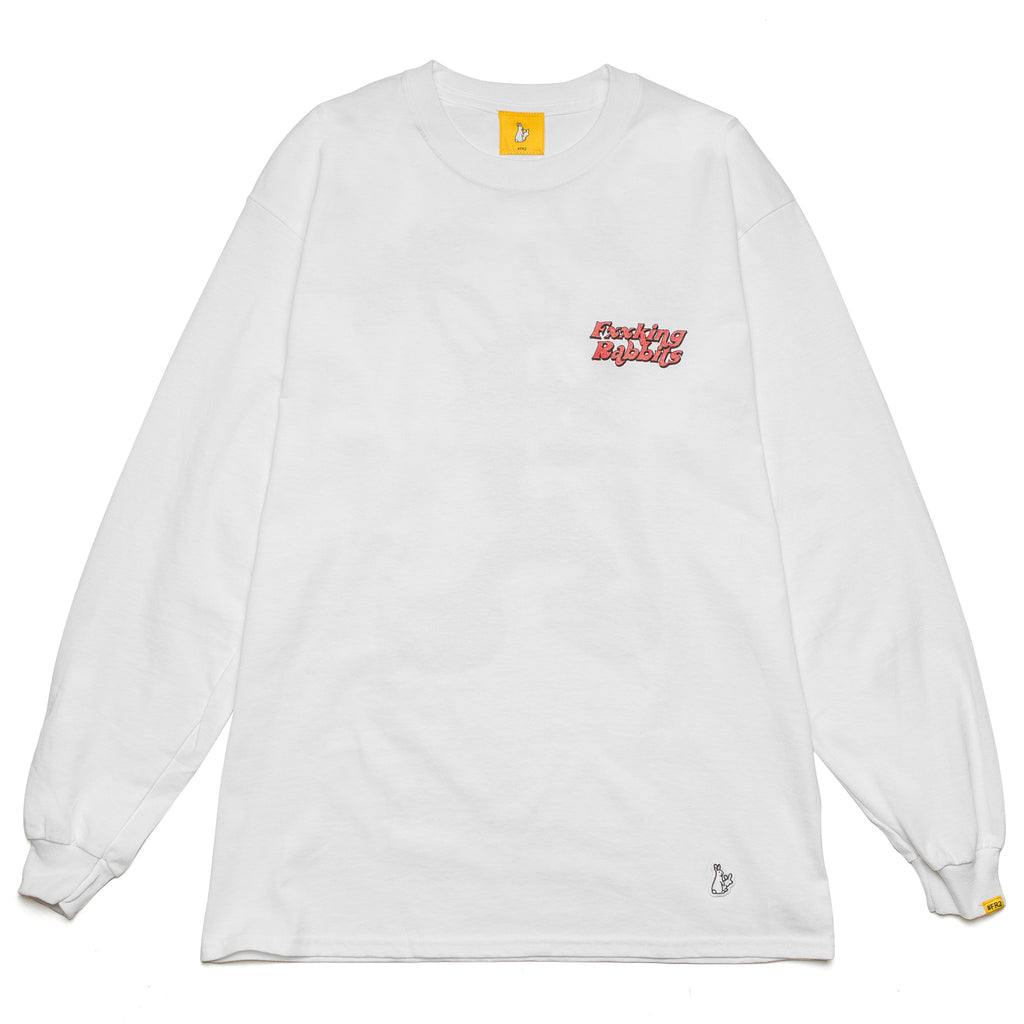 Masked Rabbit LS Tee White