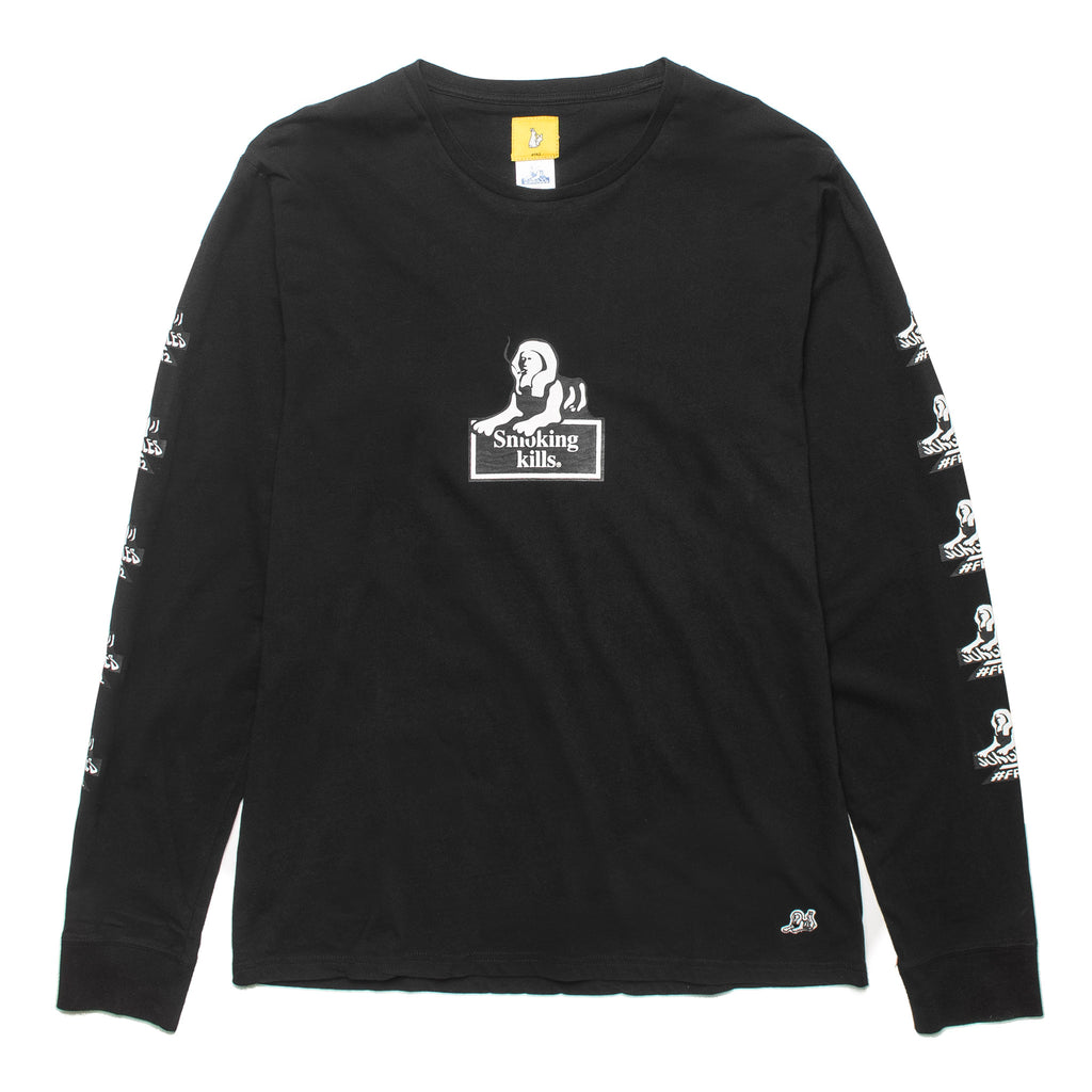 Smoking Kills LS Tee FRC403 Black