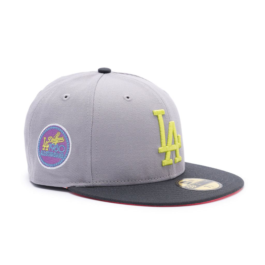 LA Dodgers ASG Patch Neon Logo Grey