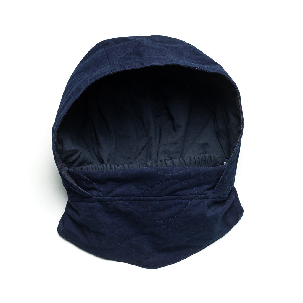 Quilted Oversized Hood 79929 Indigo