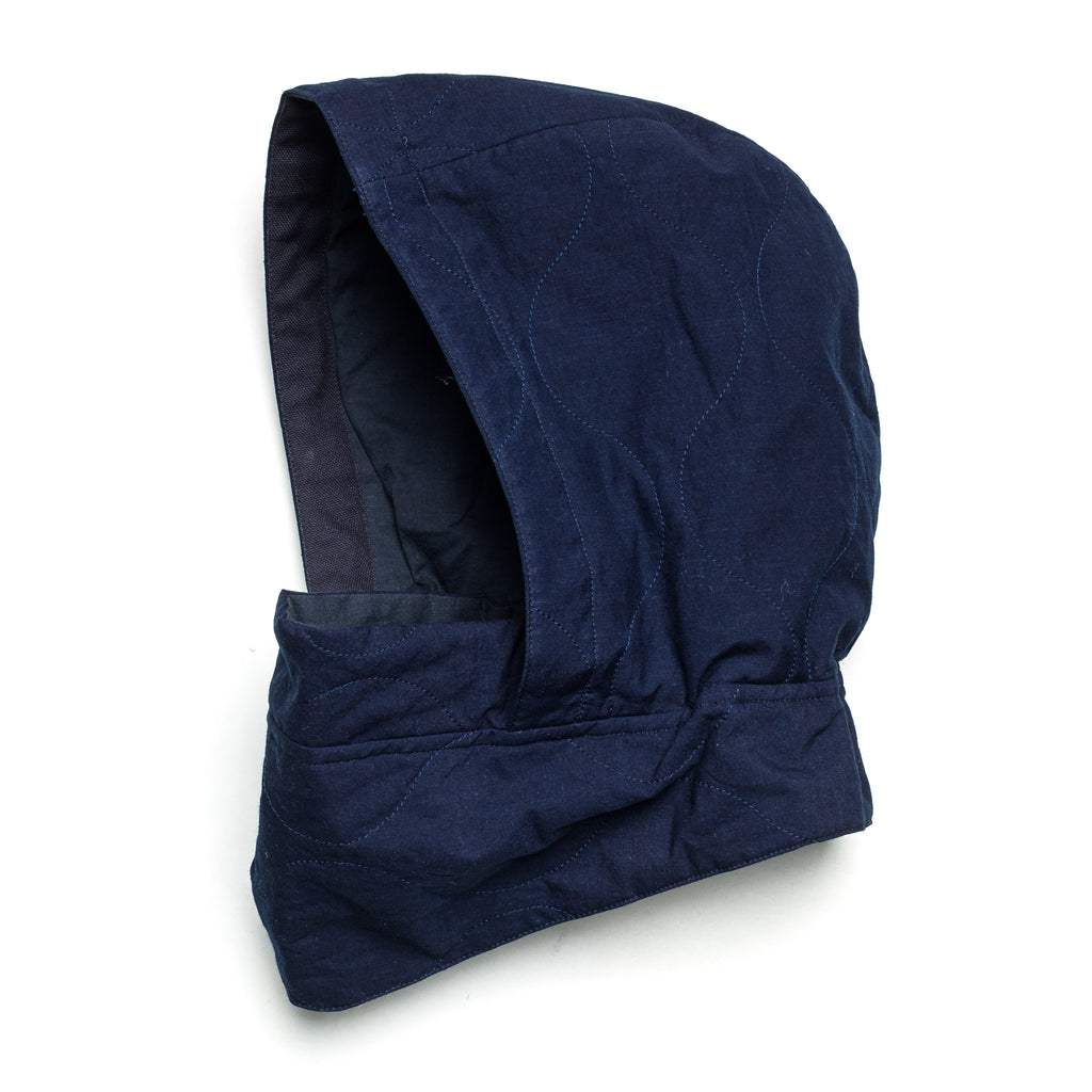 Quilted Oversized Hood 79929 Indigo