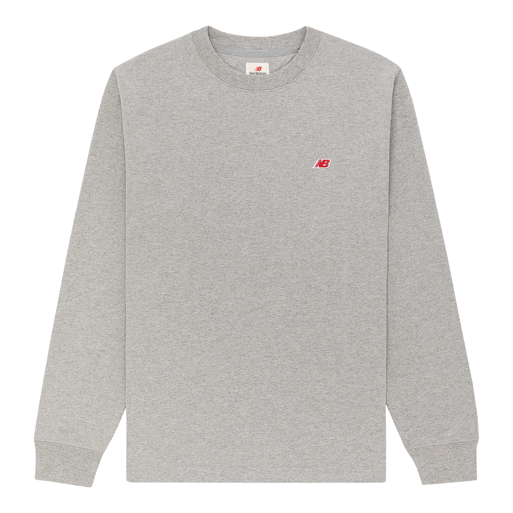NB USA Core LS Tee MT21542 Grey
